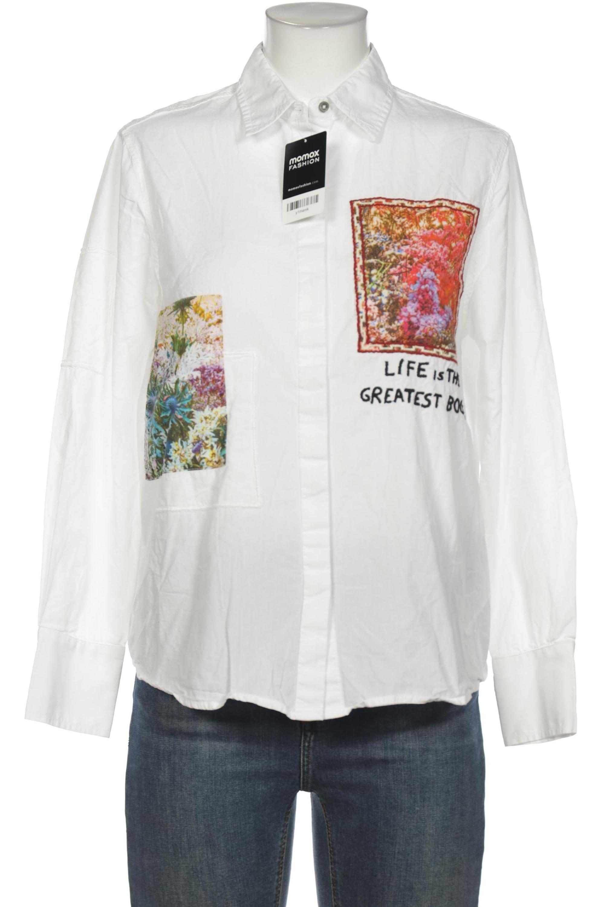 

Desigual Damen Bluse, weiß, Gr. 38