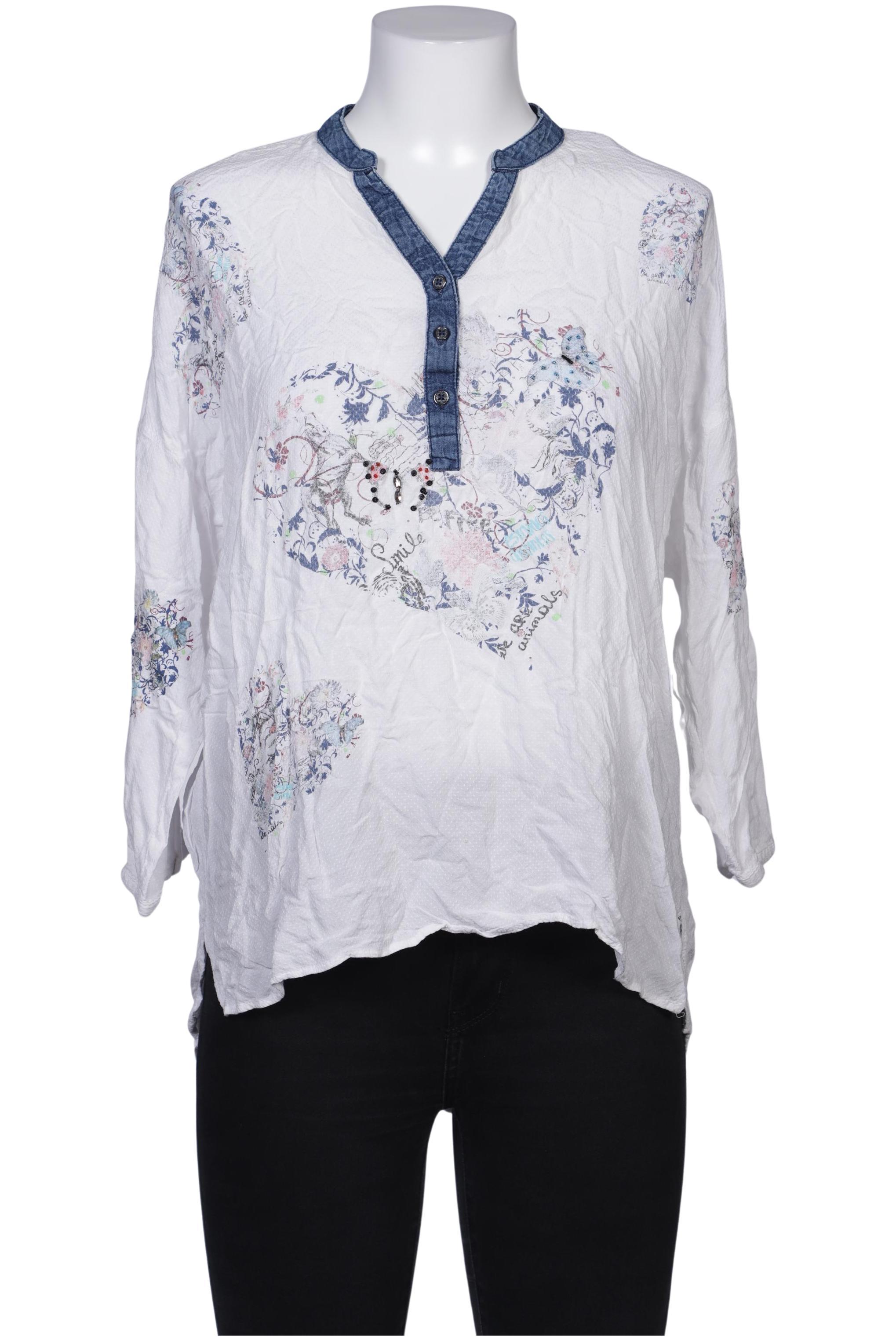 

Desigual Damen Bluse, weiß, Gr. 42