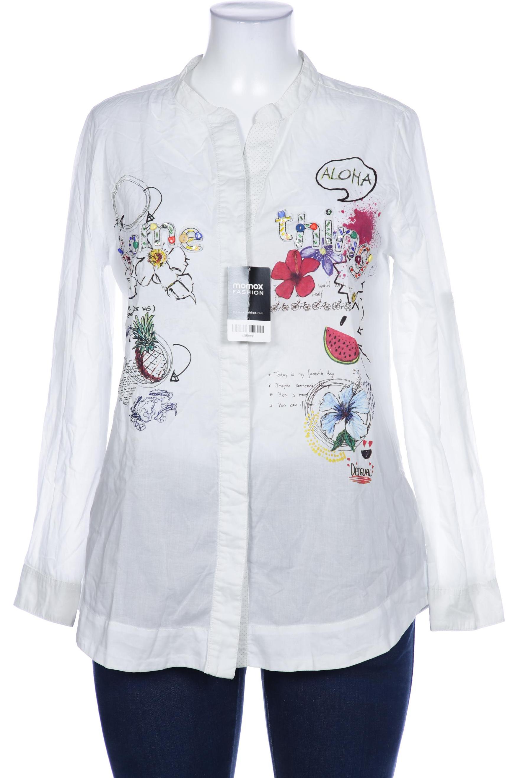 

Desigual Damen Bluse, weiß, Gr. 44