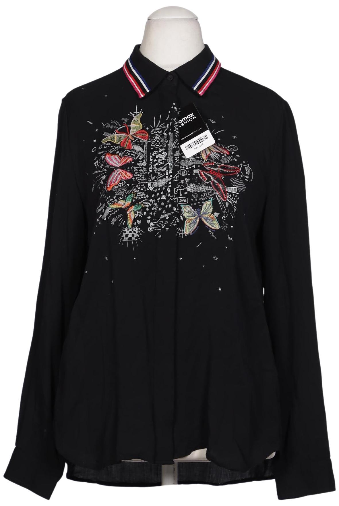 

Desigual Damen Bluse, schwarz, Gr. 38