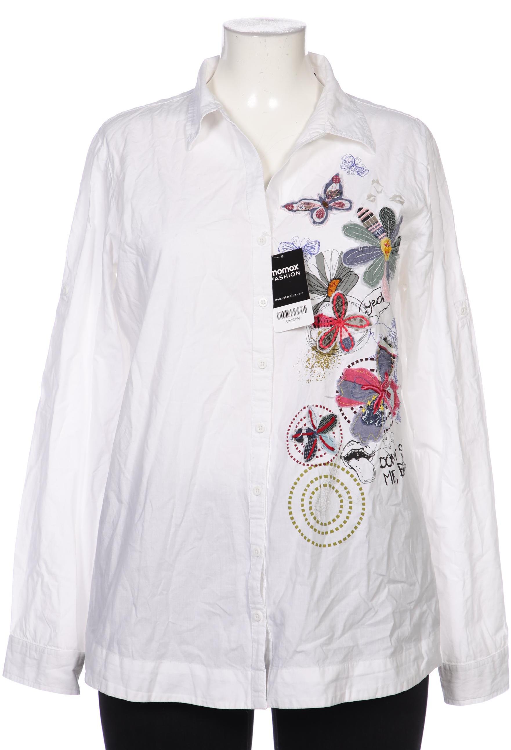 

Desigual Damen Bluse, weiß, Gr. 46