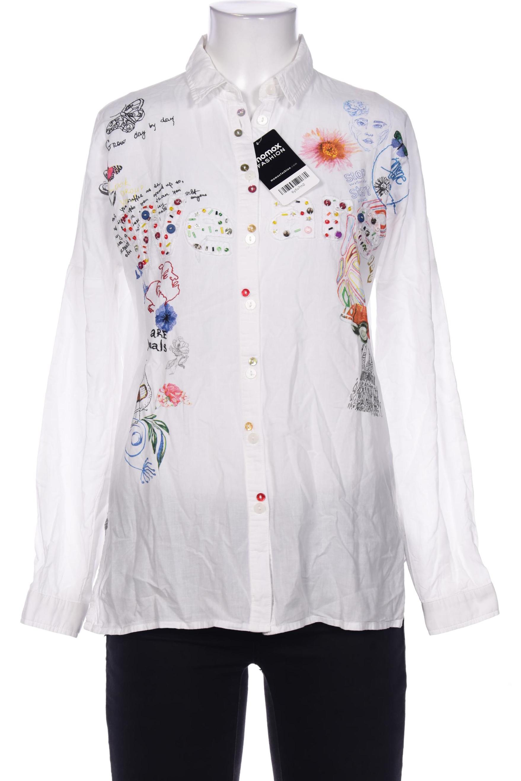 

Desigual Damen Bluse, weiß, Gr. 34