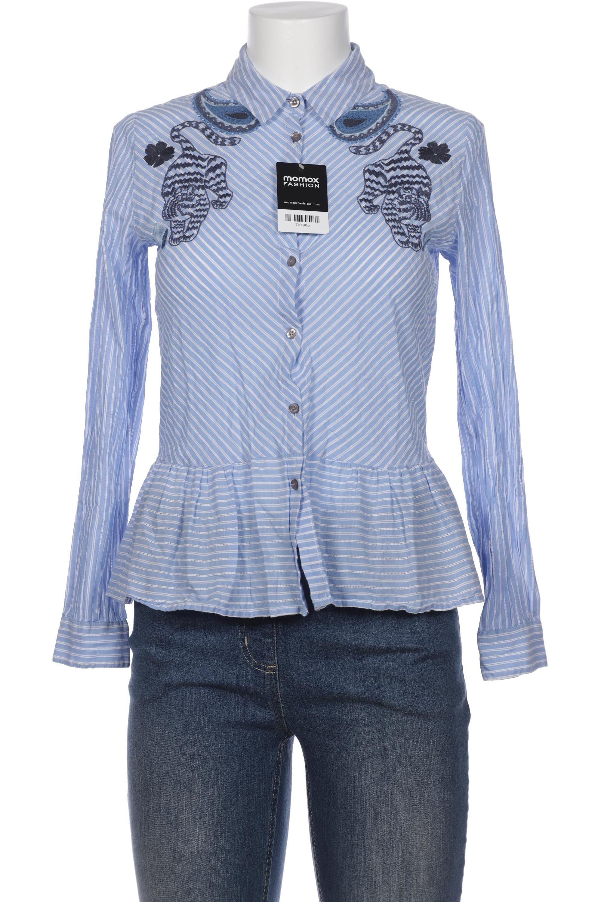 

Desigual Damen Bluse, blau, Gr. 38