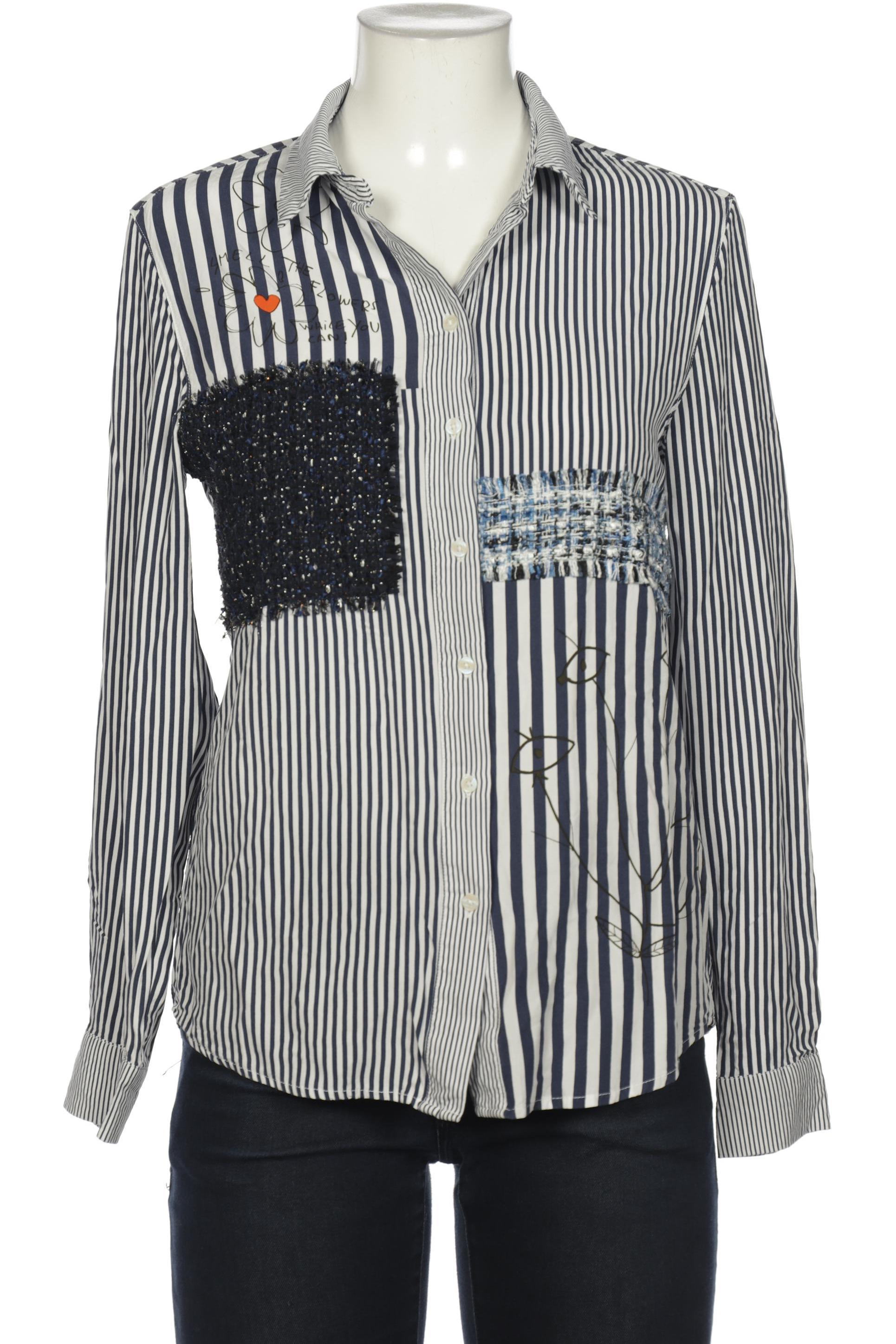 

Desigual Damen Bluse, marineblau, Gr. 38