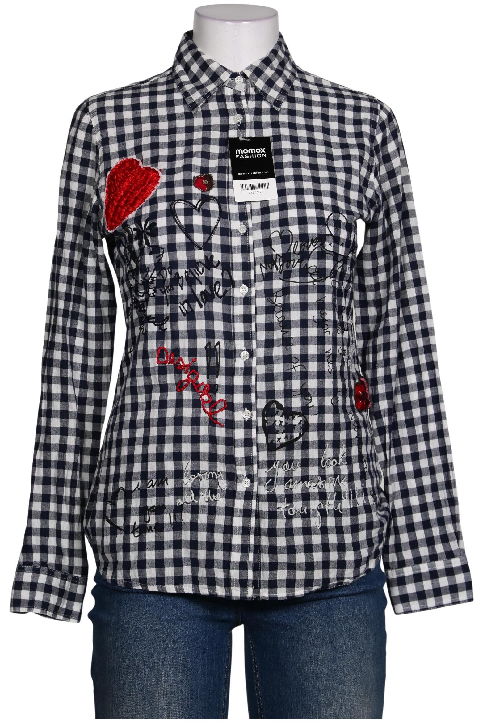 

Desigual Damen Bluse, marineblau, Gr. 38