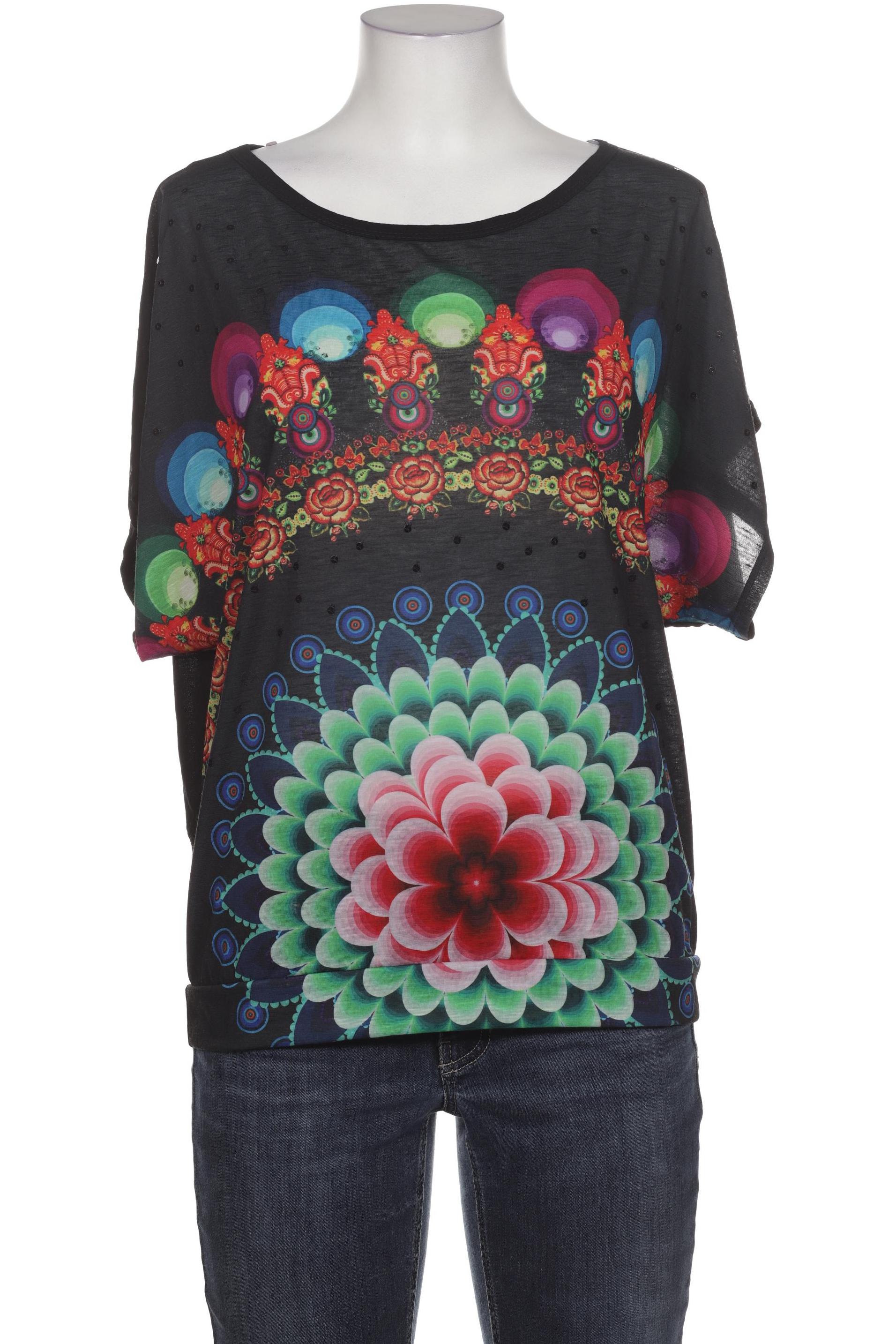 

Desigual Damen Bluse, schwarz, Gr. 42