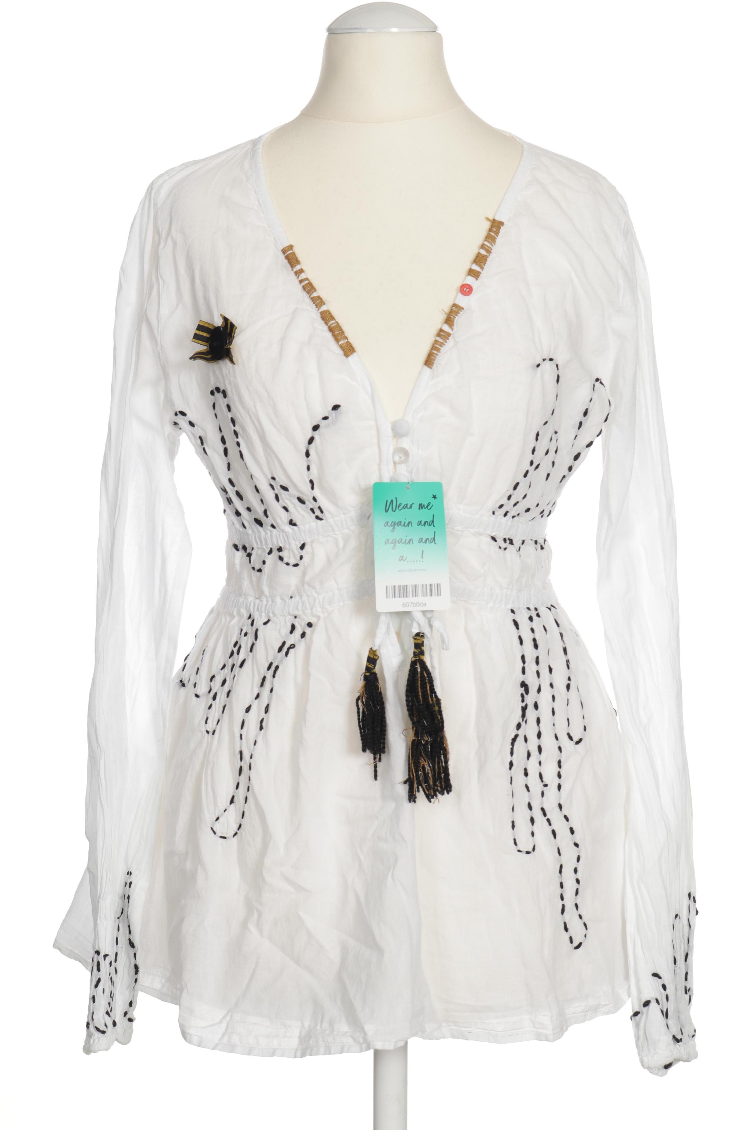 

Desigual Damen Bluse, weiß, Gr. 44