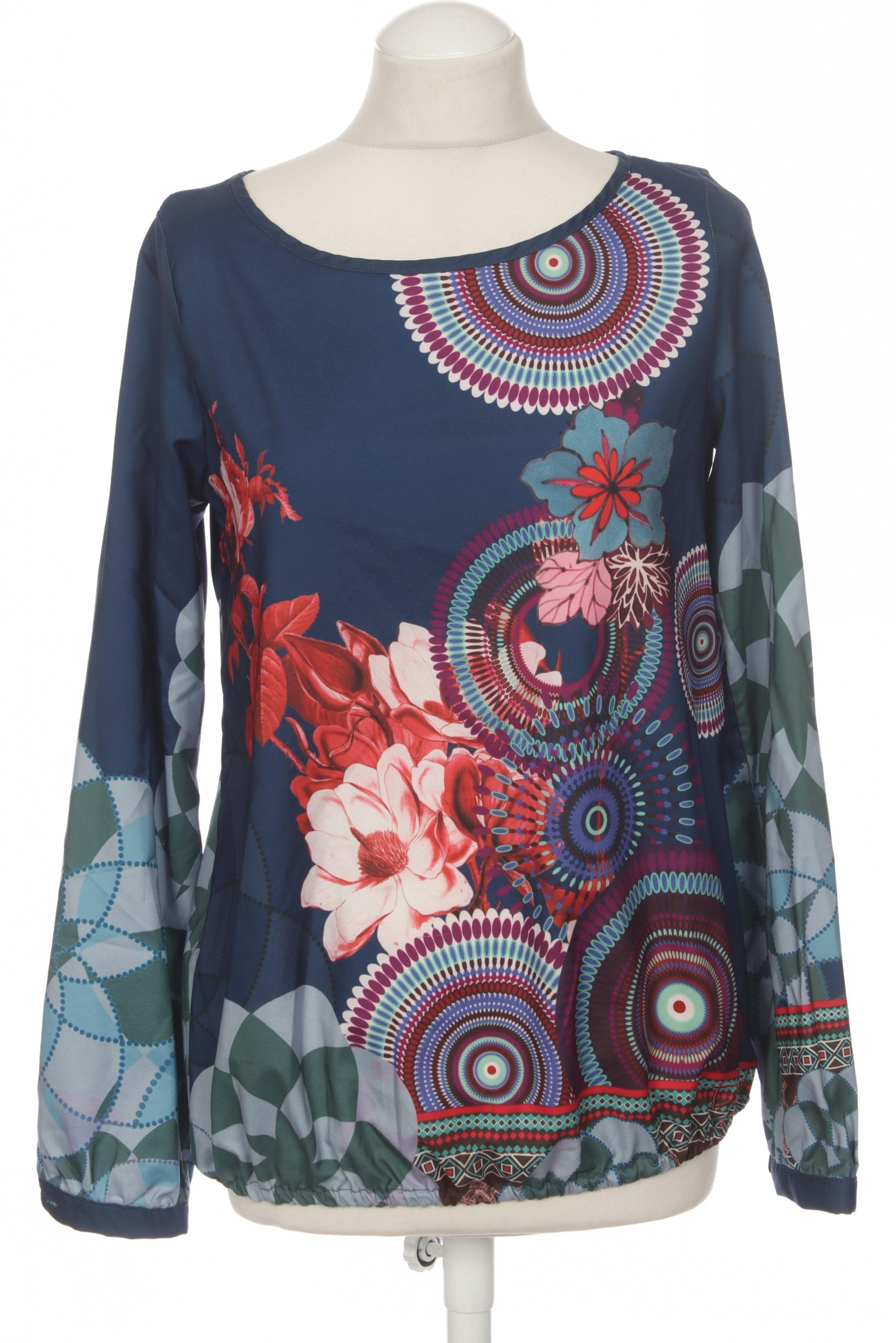 

Desigual Damen Bluse, blau, Gr.