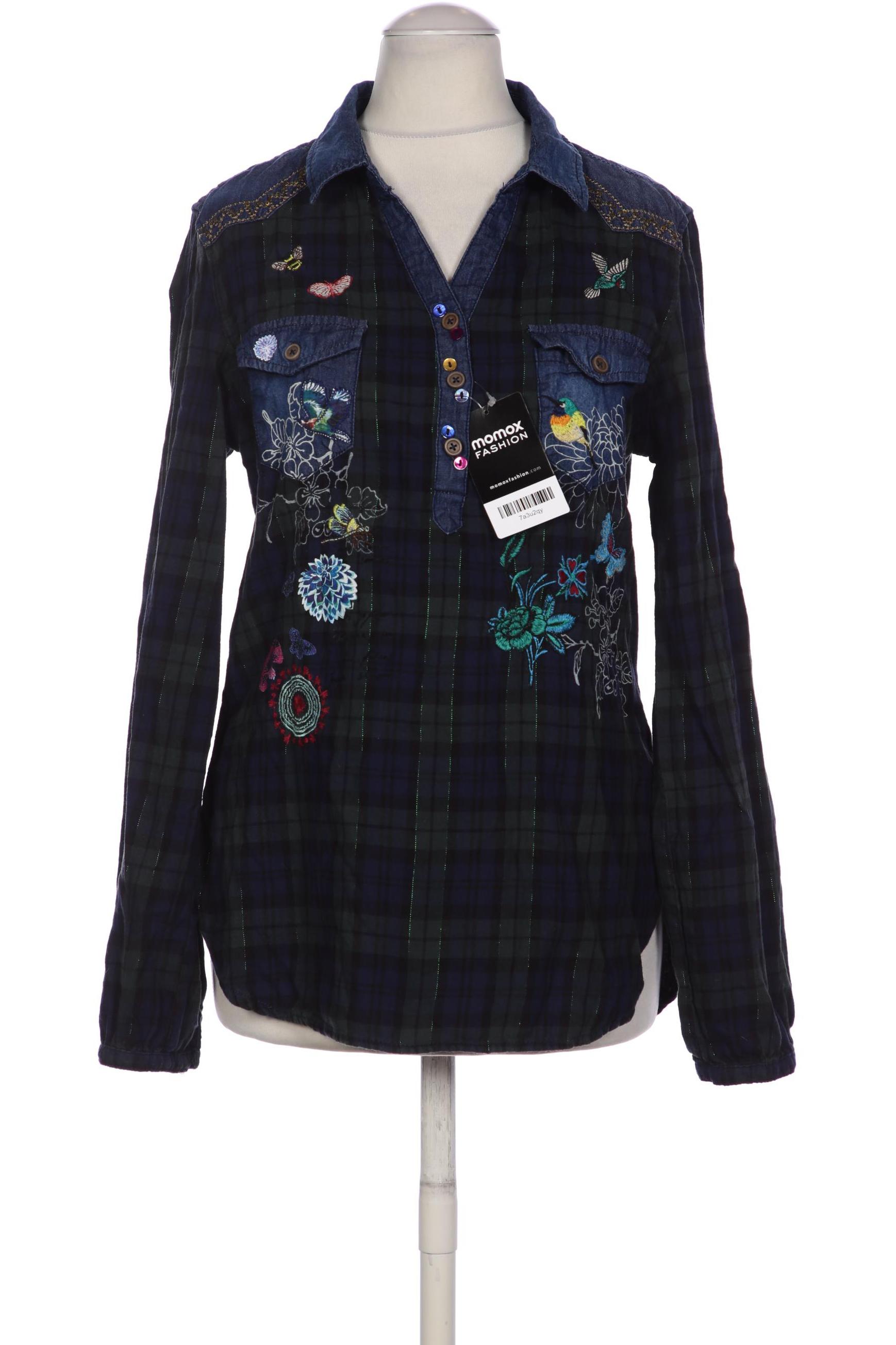 

Desigual Damen Bluse, marineblau, Gr. 36