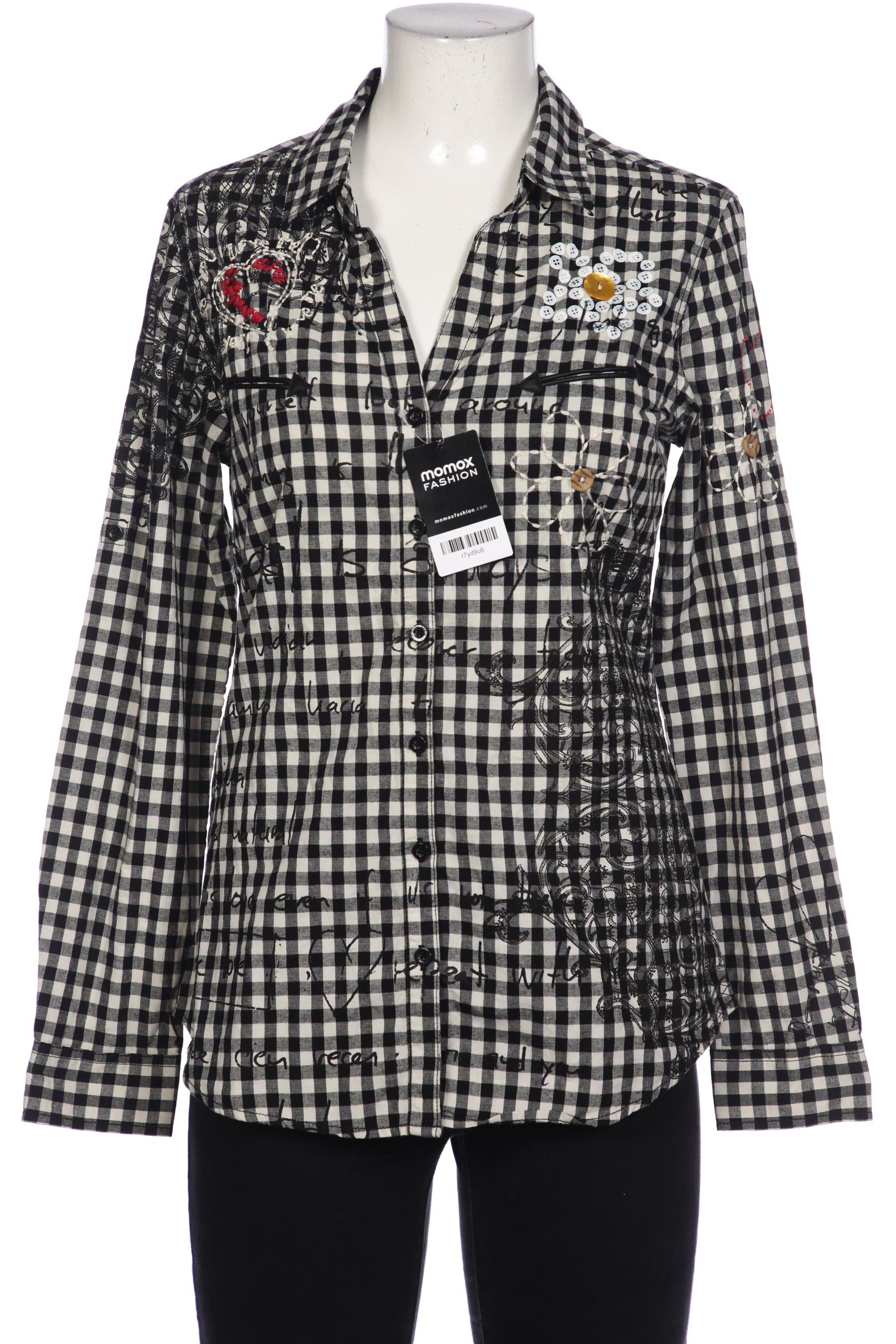 

Desigual Damen Bluse, schwarz, Gr. 42