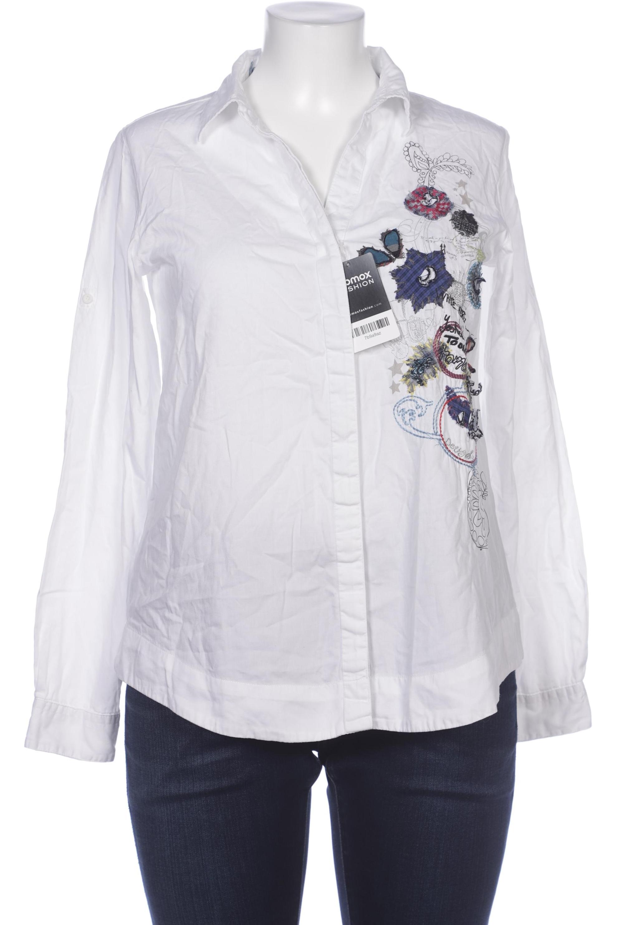 

Desigual Damen Bluse, weiß, Gr. 42
