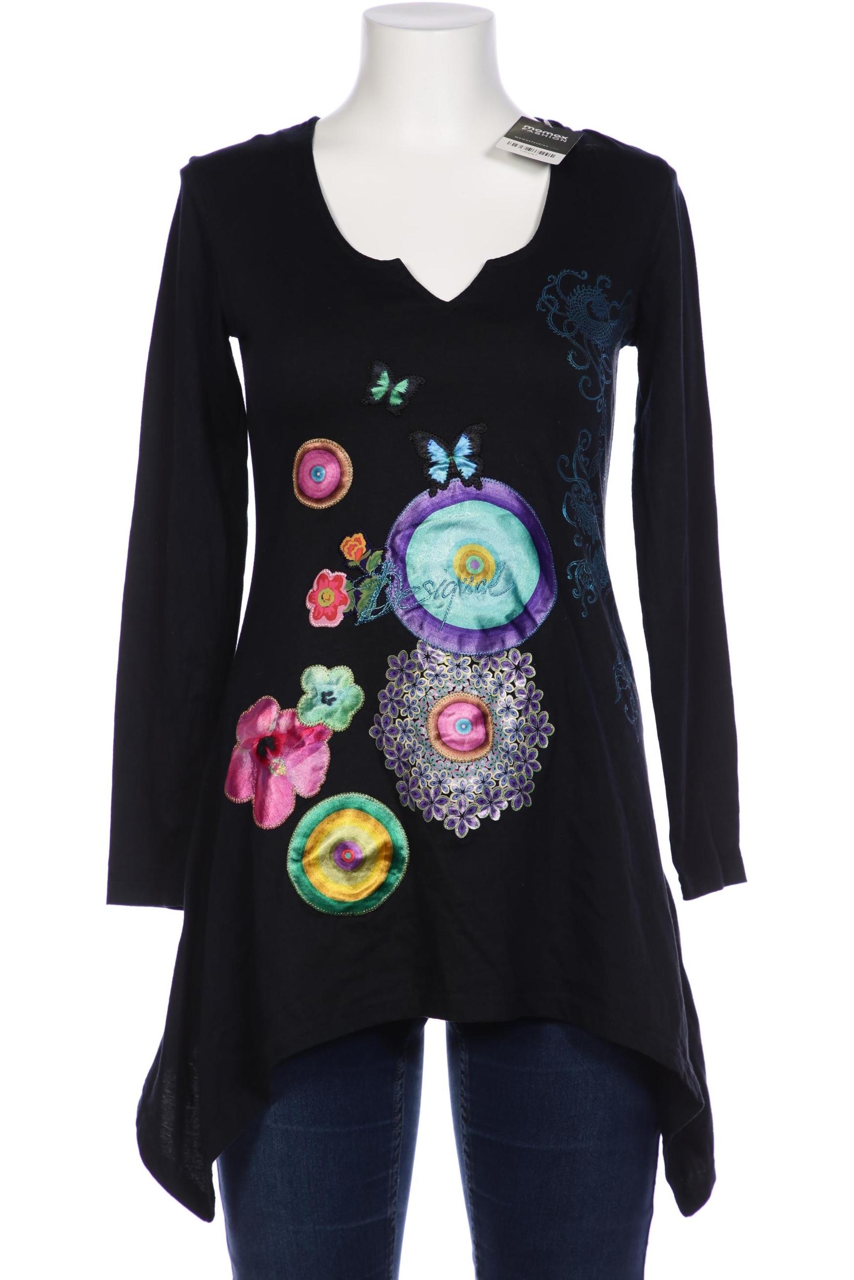 

Desigual Damen Bluse, schwarz, Gr. 38