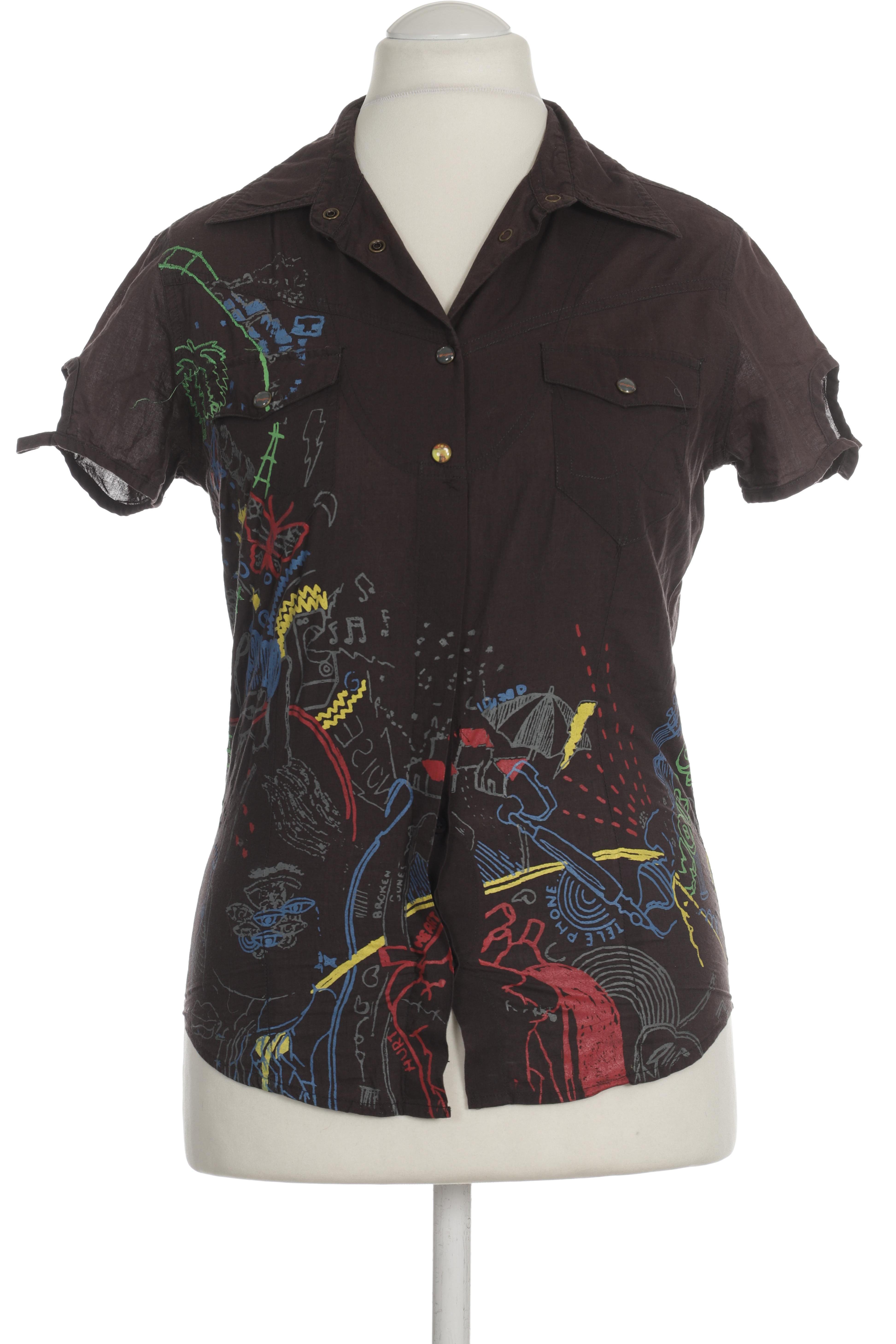 

Desigual Damen Bluse, schwarz, Gr. 42