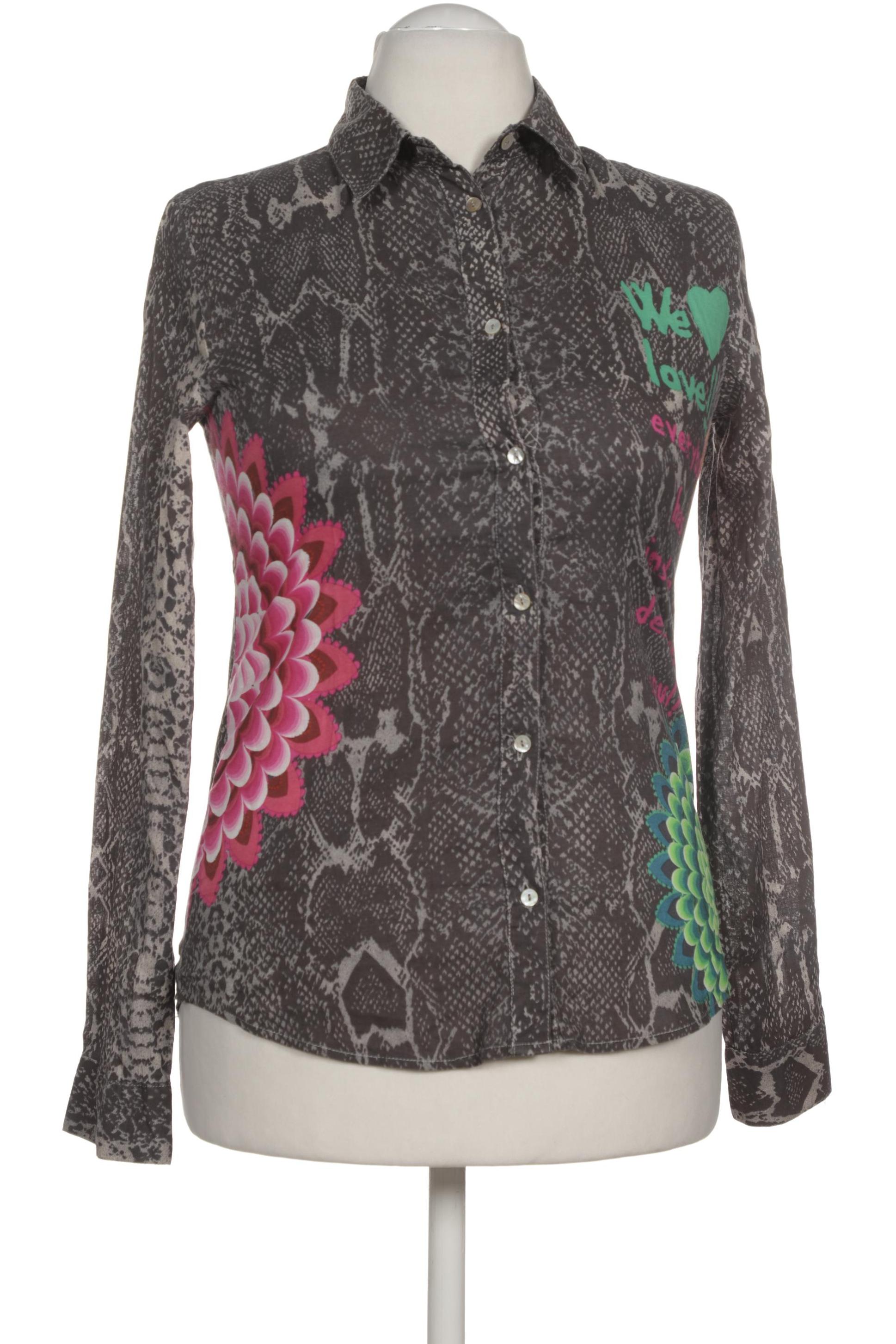 

Desigual Damen Bluse, grau, Gr. 42