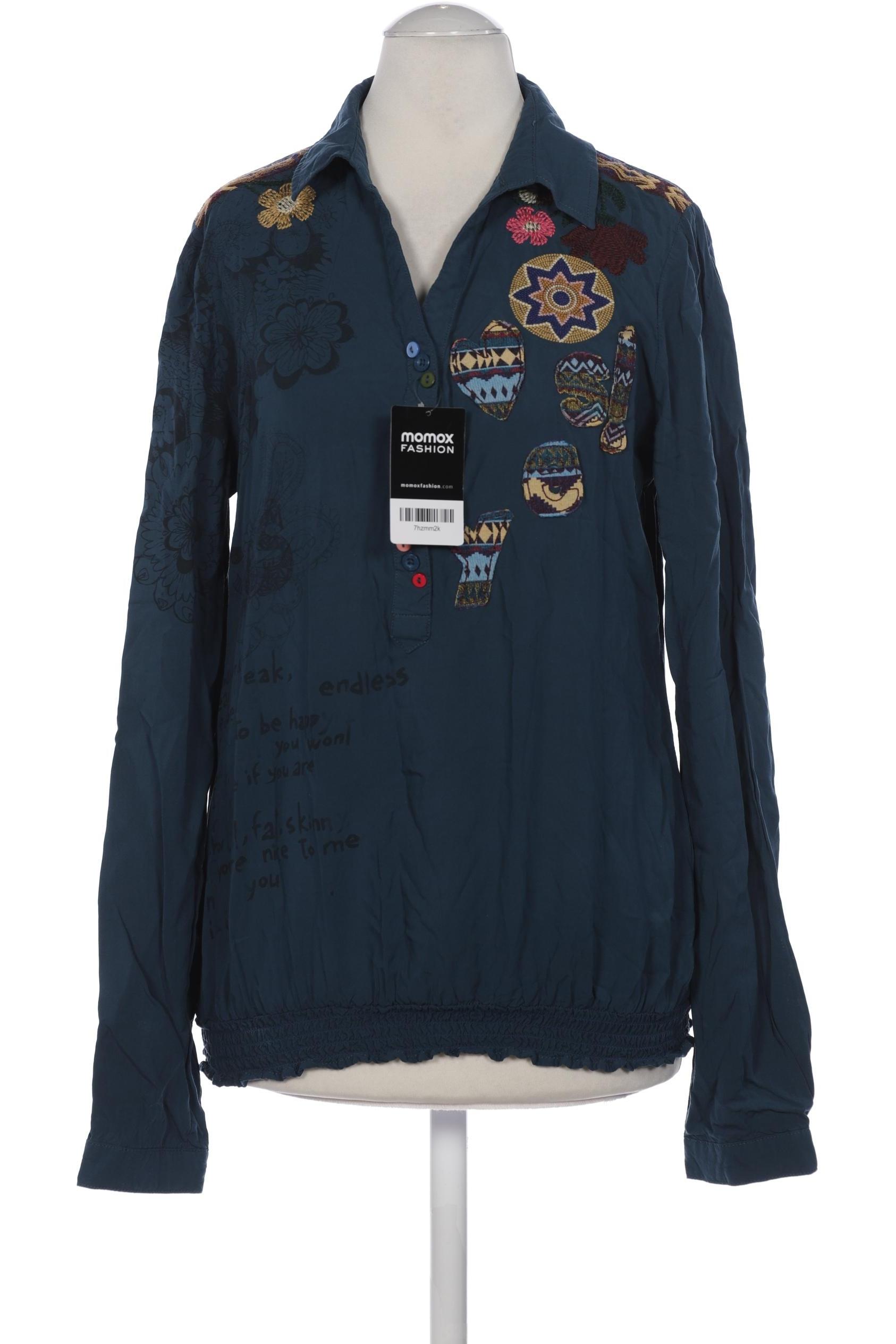 

Desigual Damen Bluse, türkis, Gr. 36