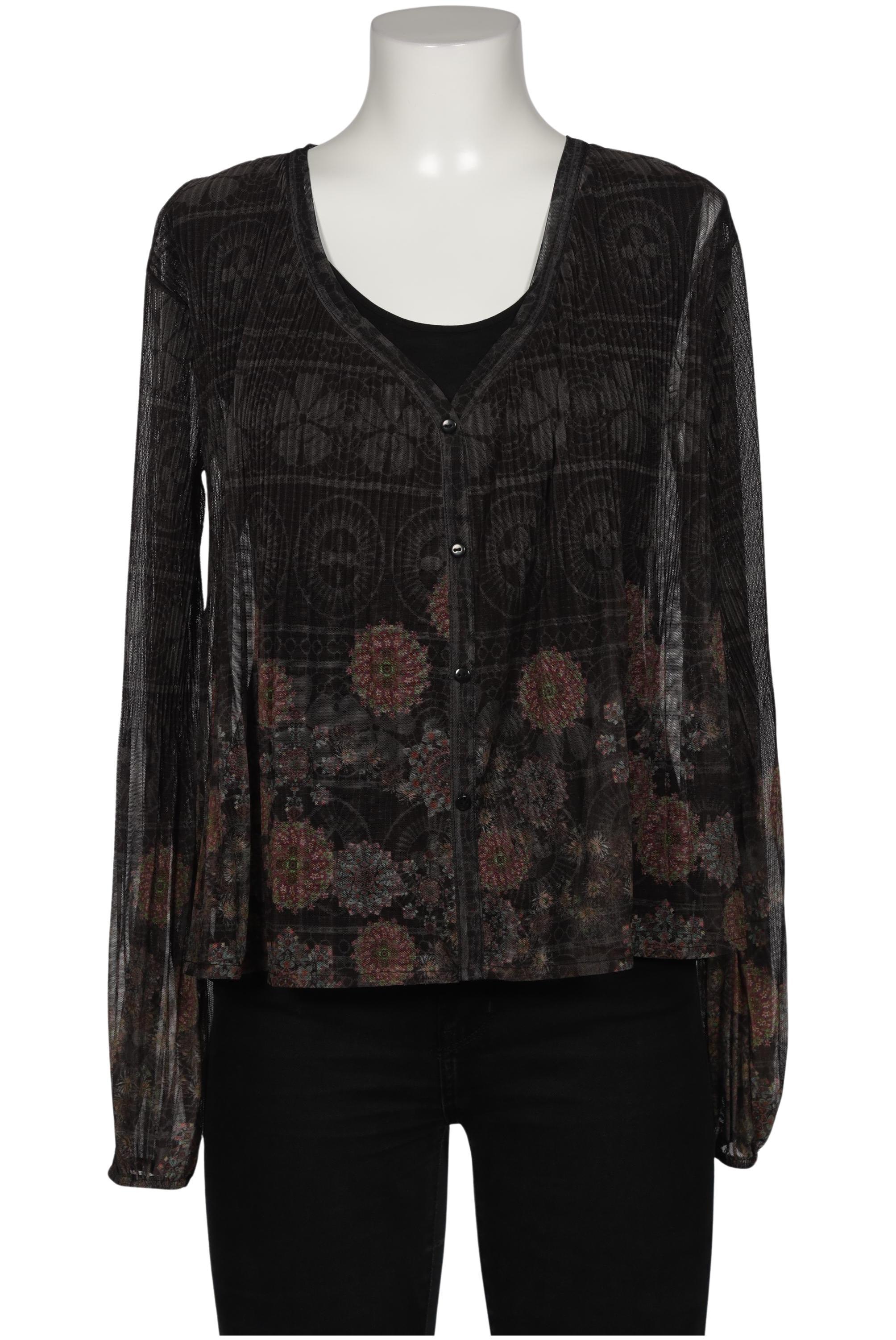 

Desigual Damen Bluse, schwarz, Gr. 42