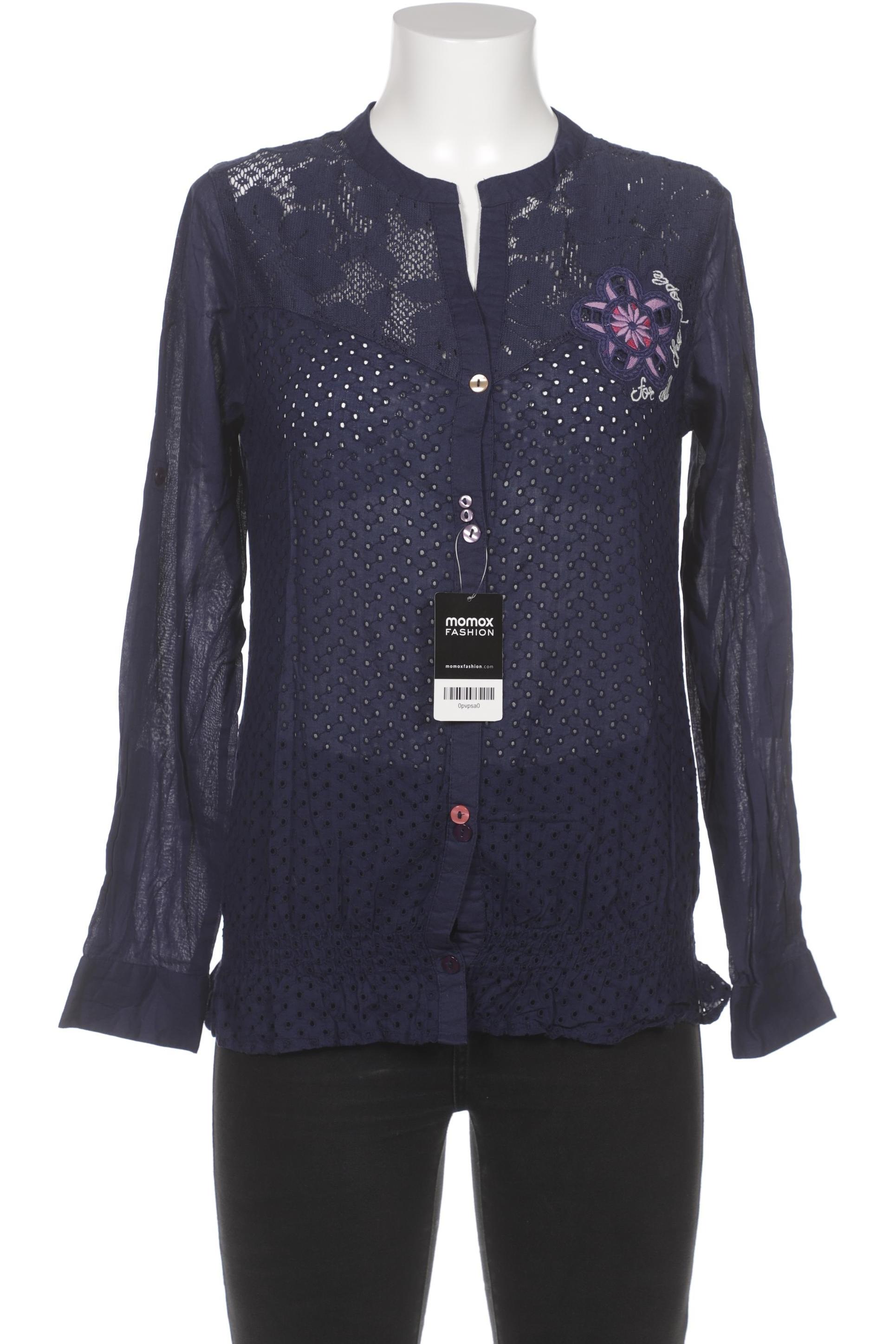 

Desigual Damen Bluse, marineblau, Gr. 42