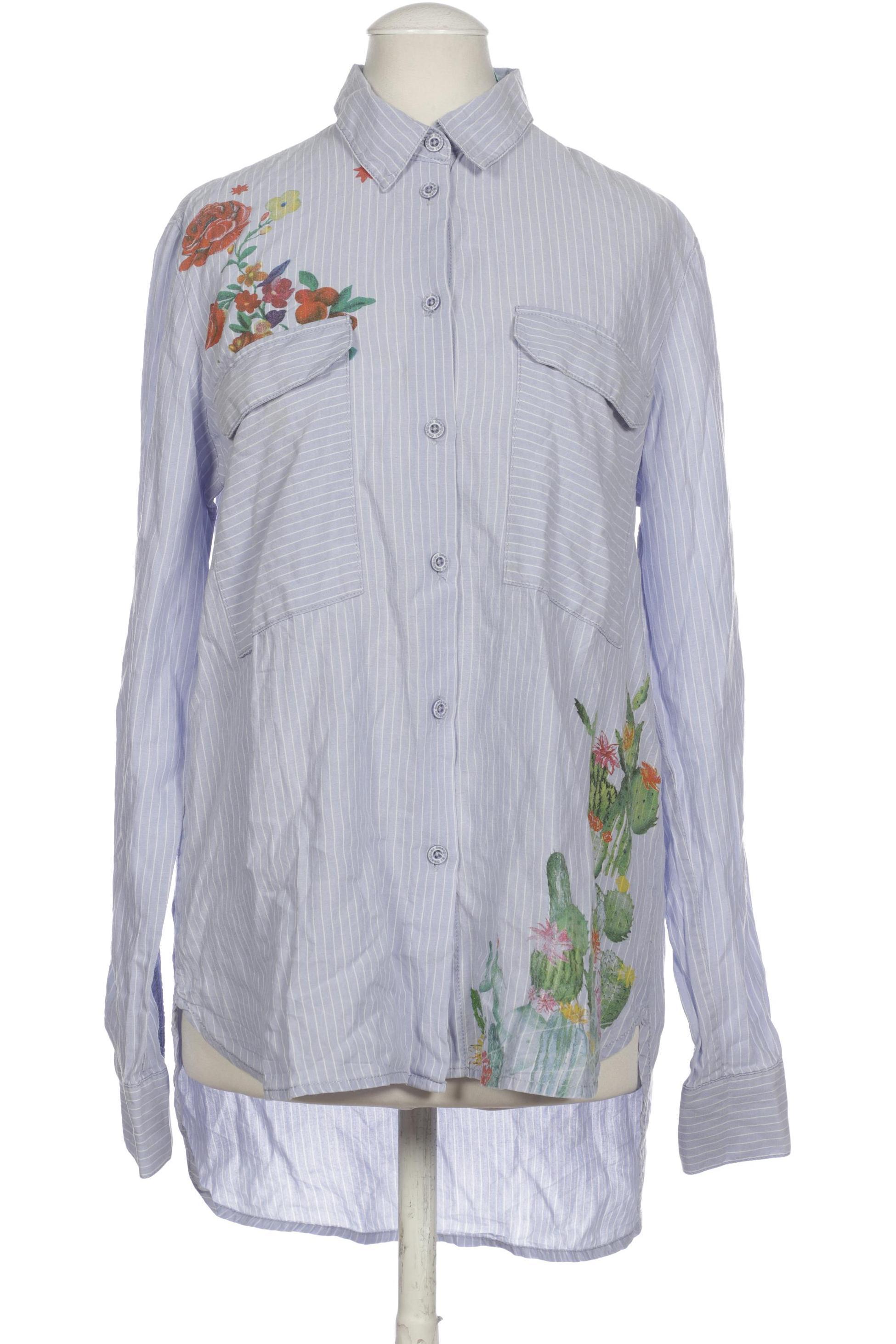 

Desigual Damen Bluse, blau, Gr. 34