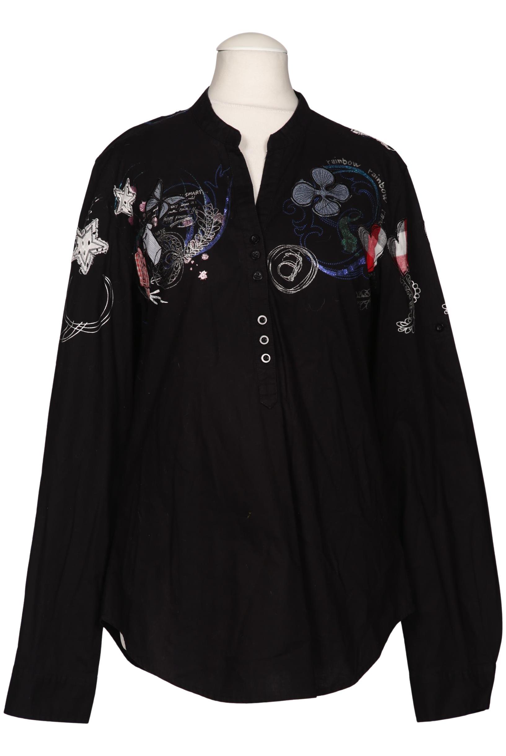 

Desigual Damen Bluse, schwarz, Gr. 36