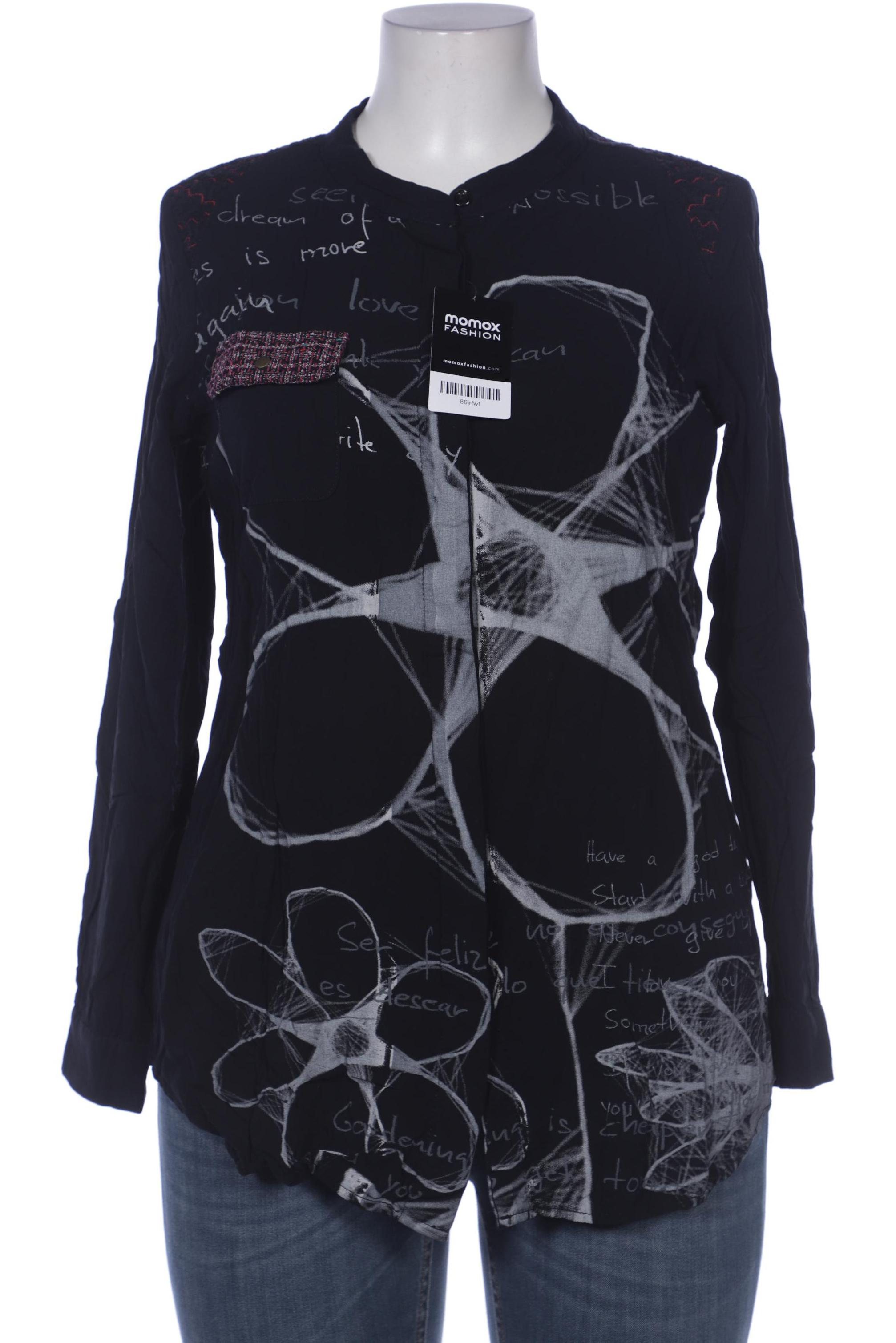 

Desigual Damen Bluse, schwarz, Gr. 42