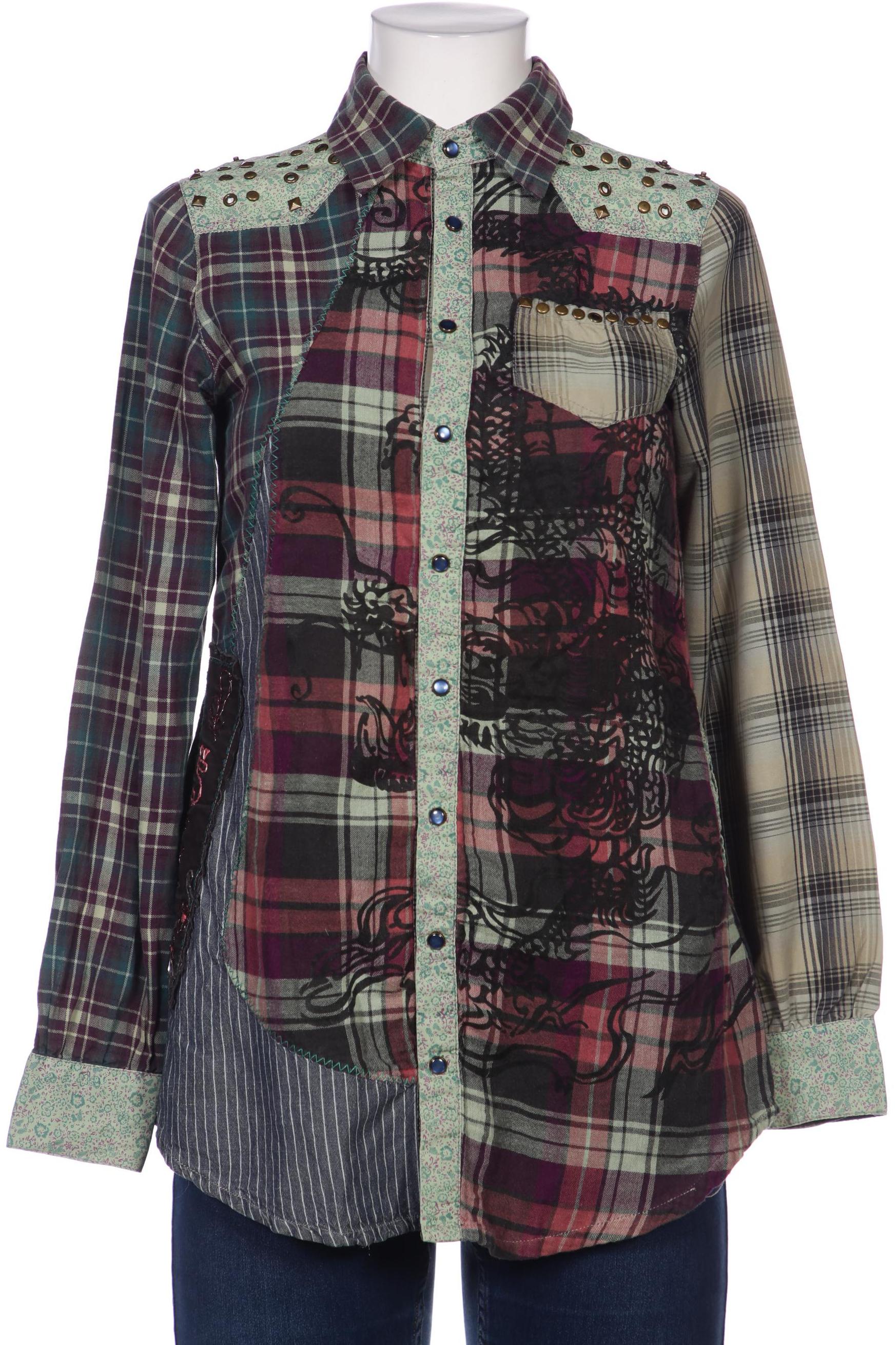 

Desigual Damen Bluse, grün, Gr. 38