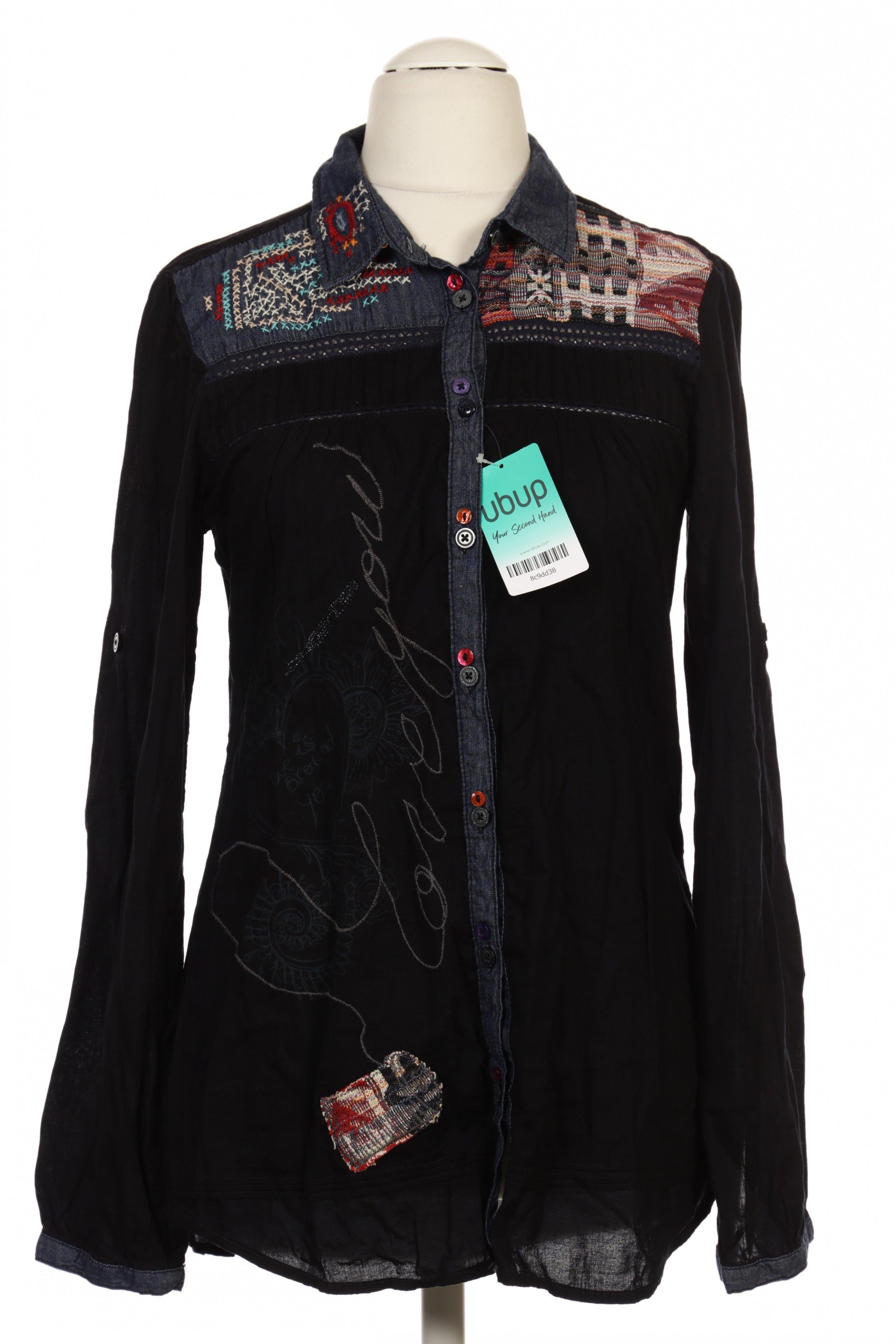 

Desigual Damen Bluse, schwarz, Gr.