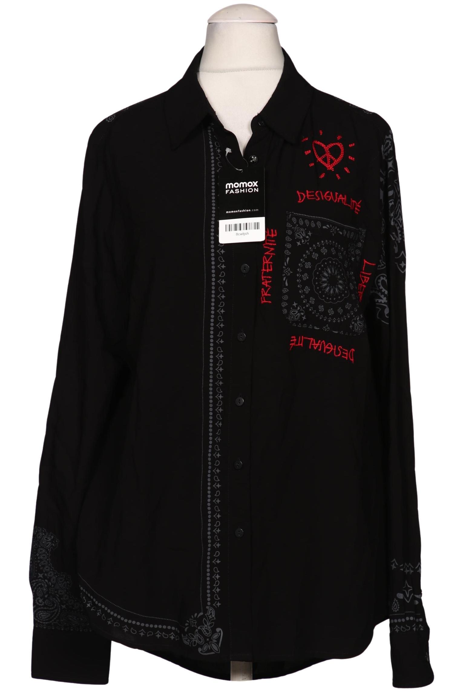 

Desigual Damen Bluse, schwarz, Gr. 36