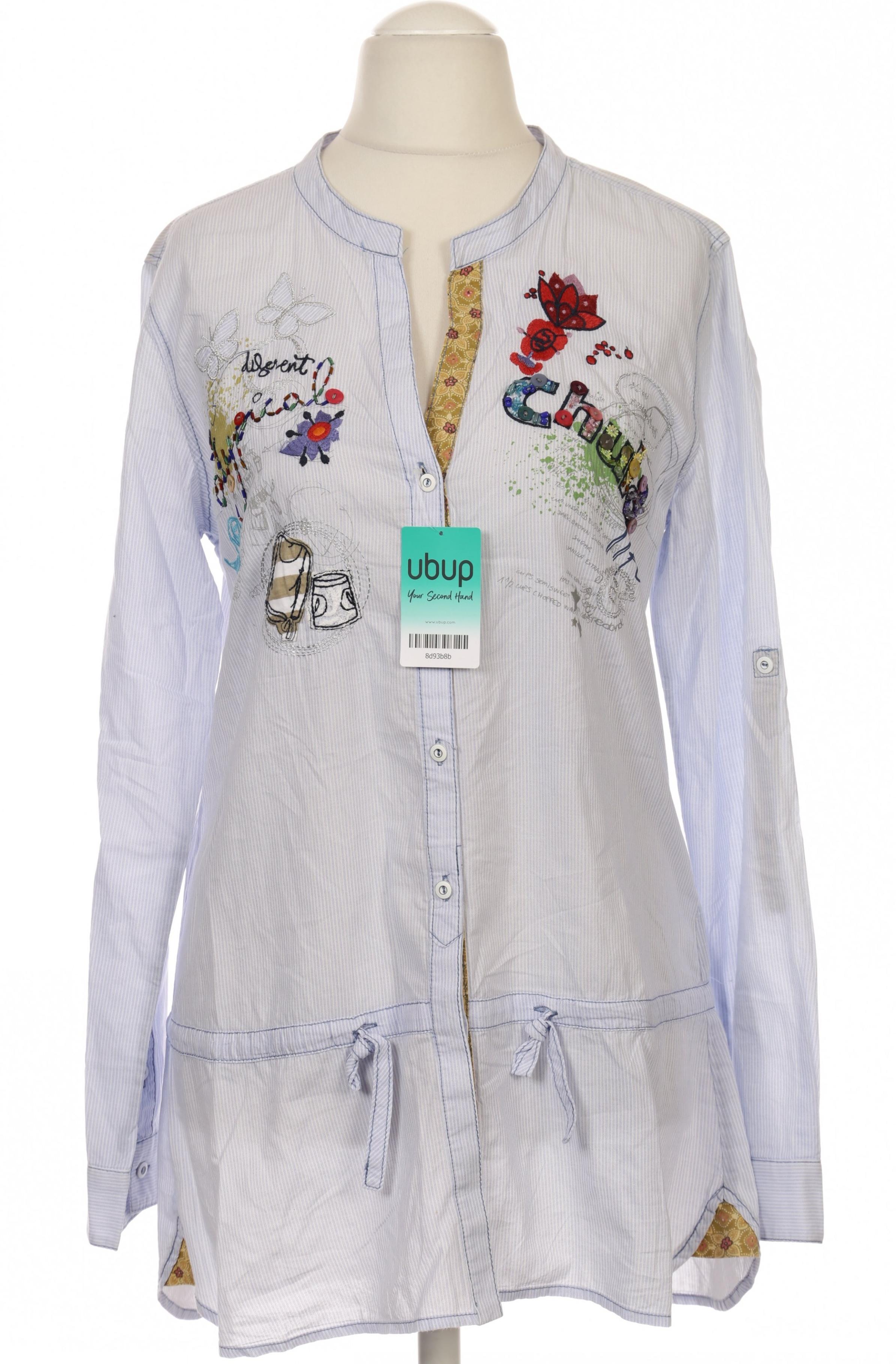 

Desigual Damen Bluse, blau, Gr.