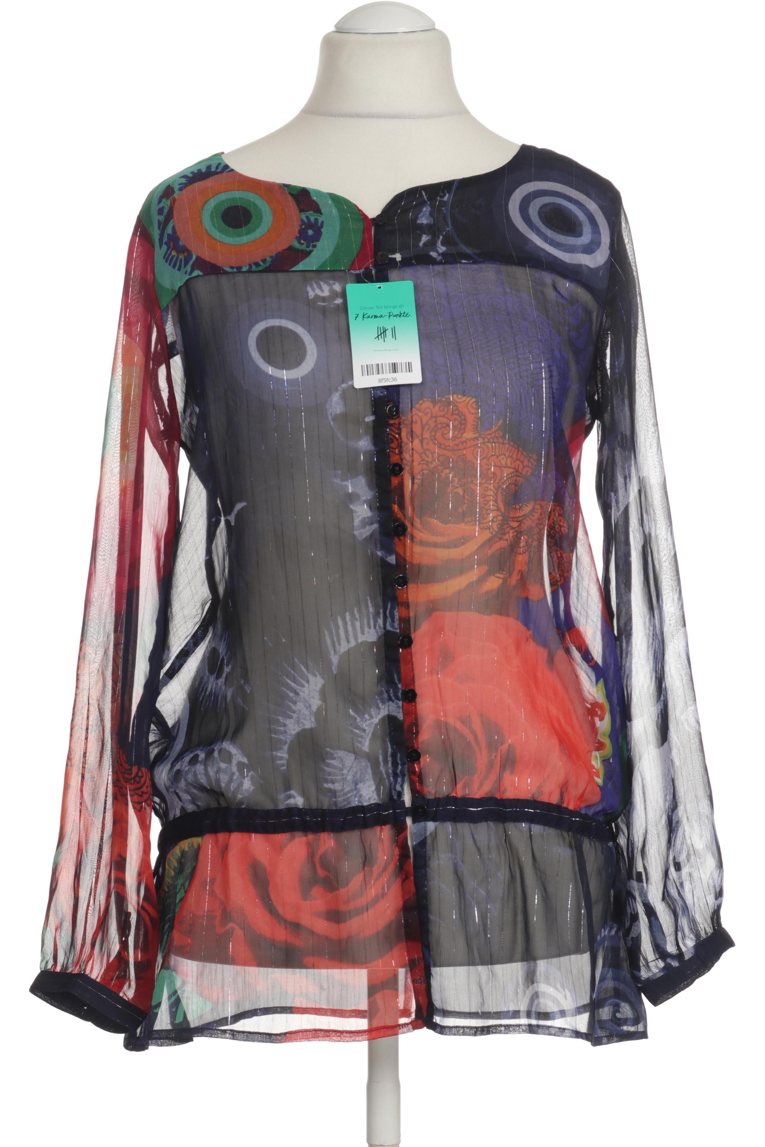 

Desigual Damen Bluse, blau, Gr.