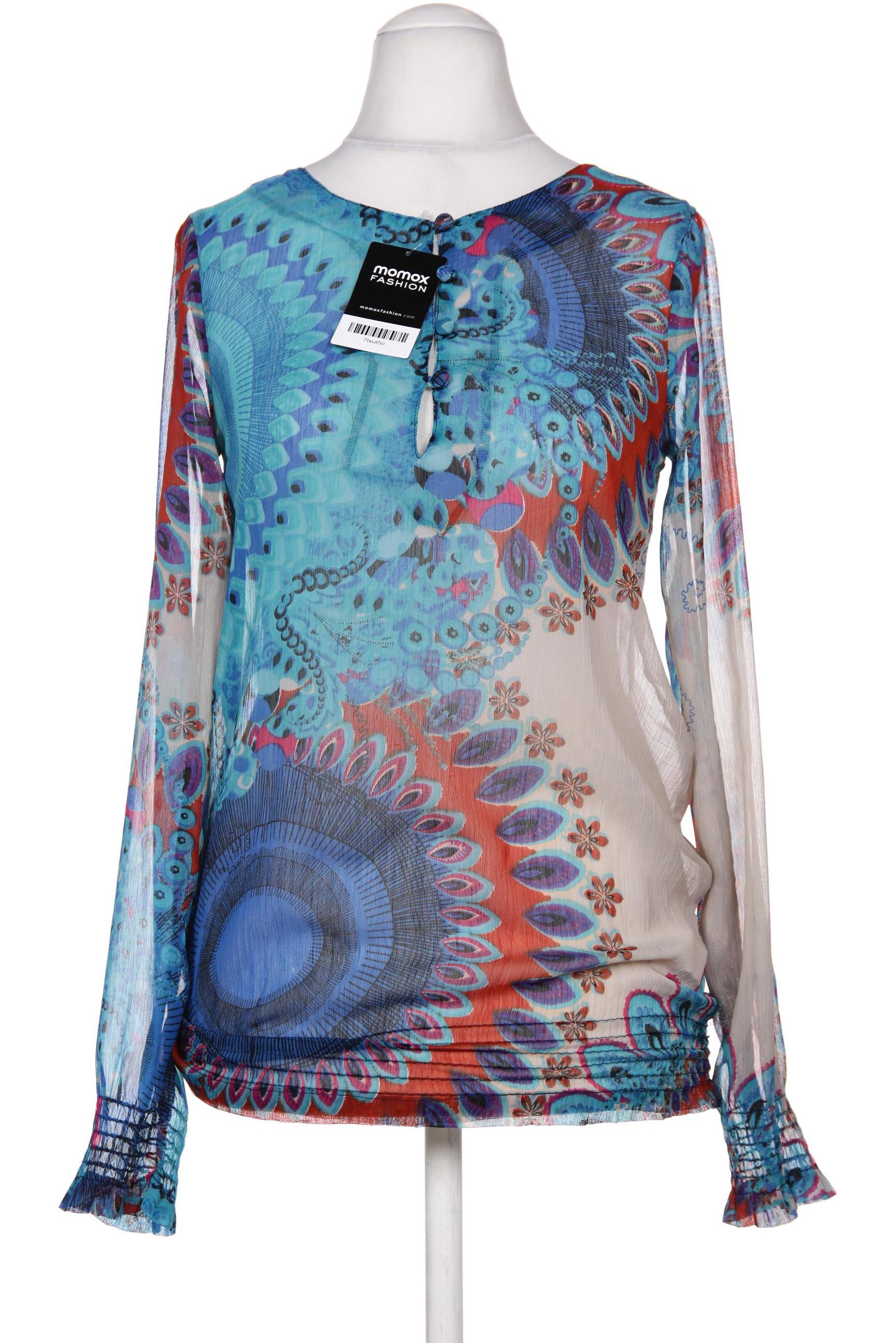 

Desigual Damen Bluse, blau, Gr. 36