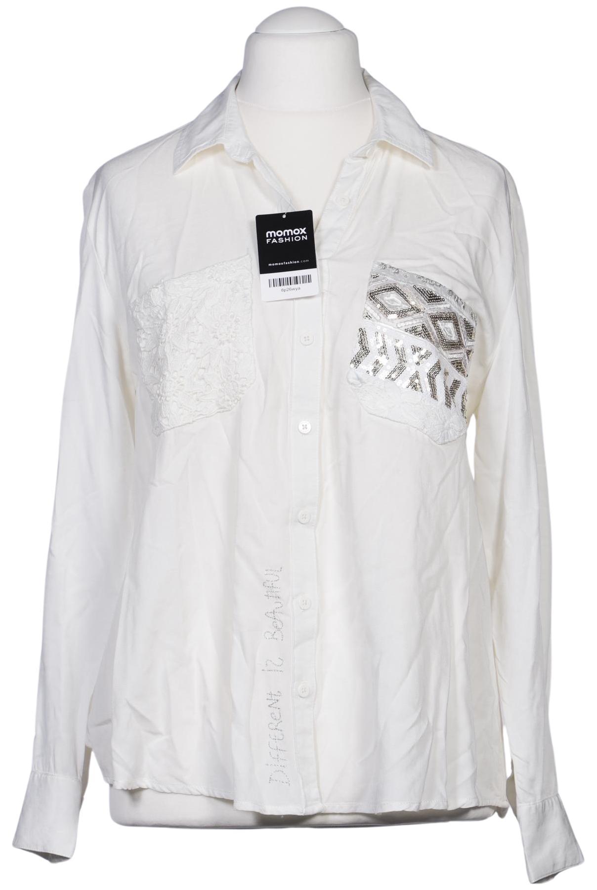 

Desigual Damen Bluse, weiß, Gr. 44
