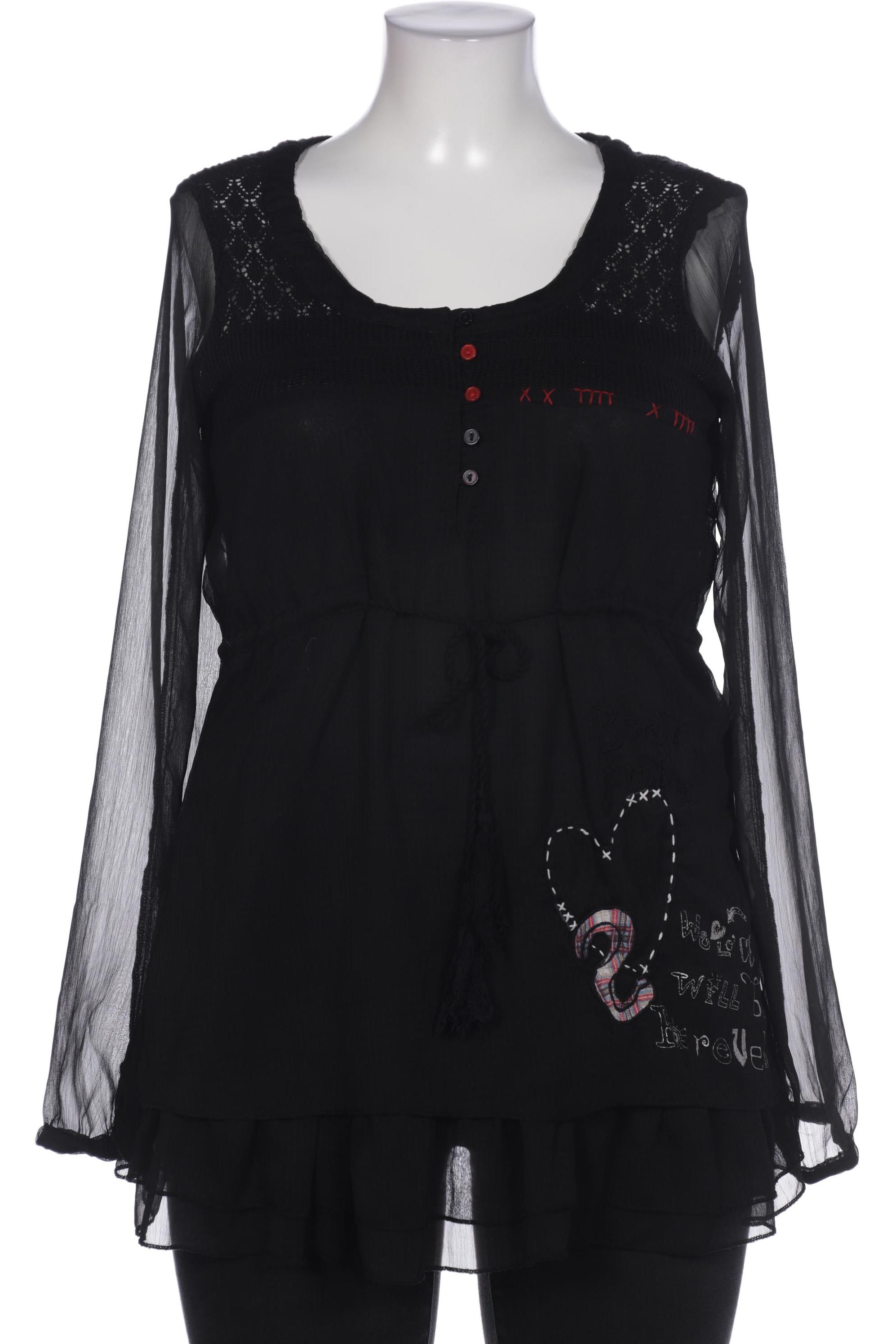 

Desigual Damen Bluse, schwarz, Gr. 44