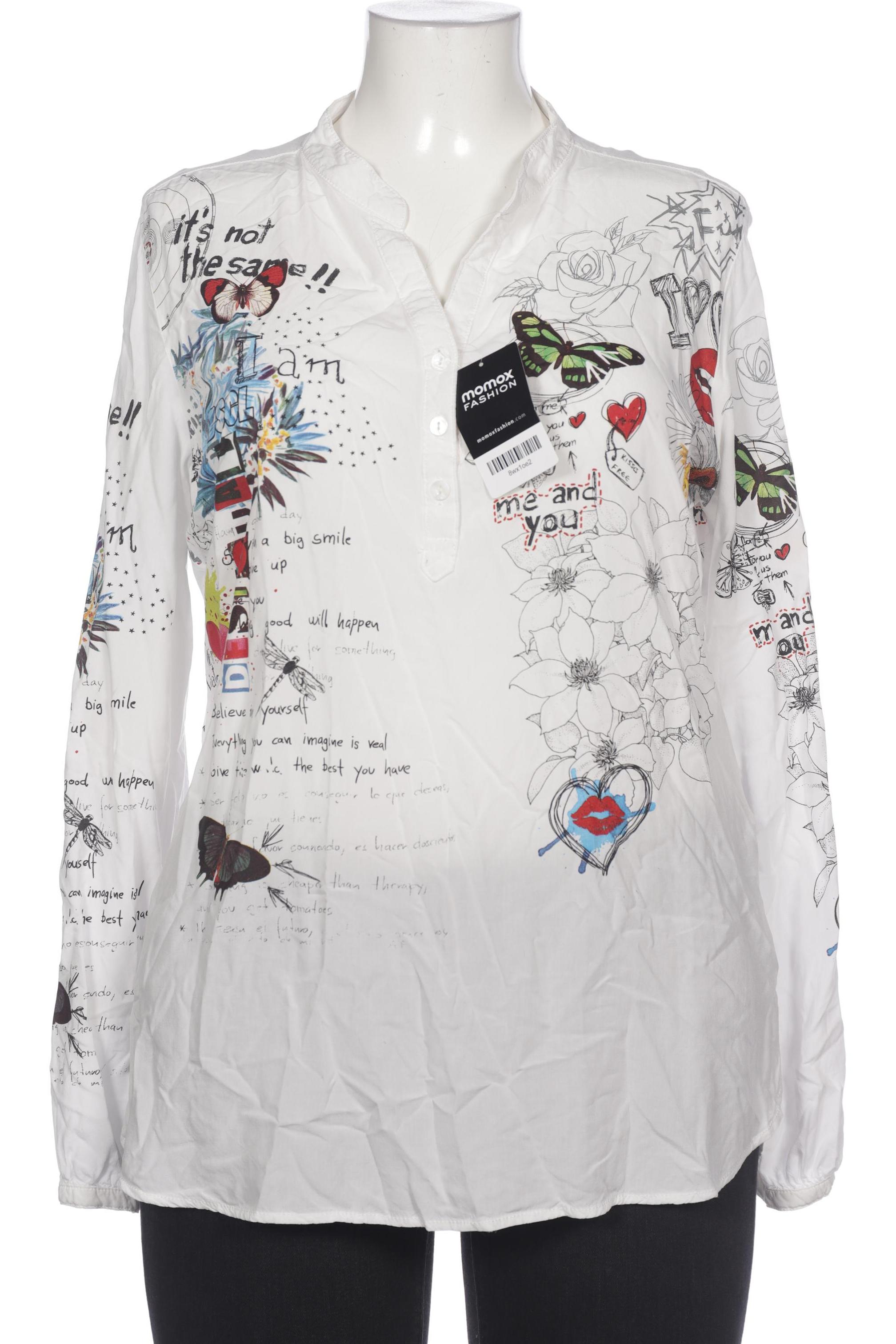 

Desigual Damen Bluse, weiß, Gr. 44