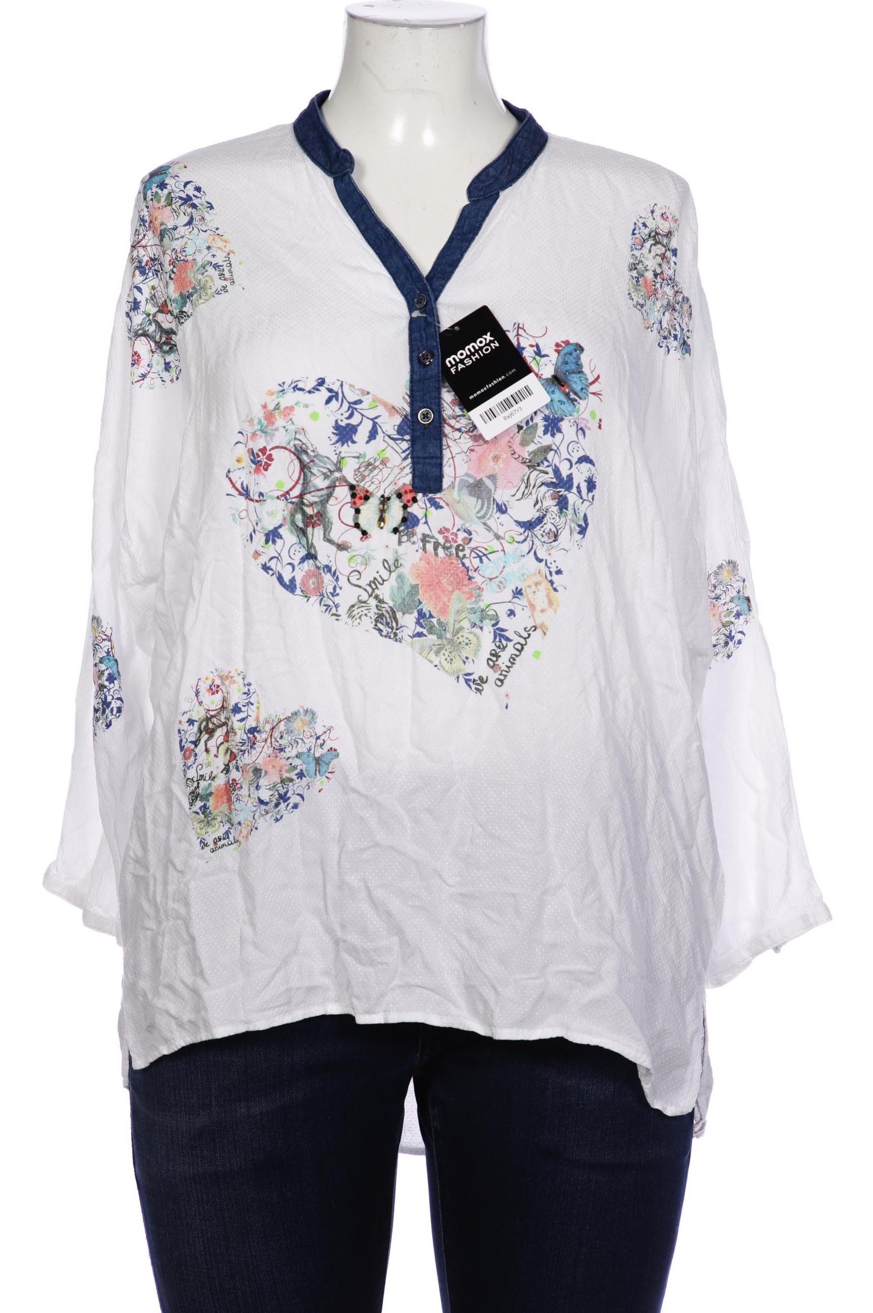 

Desigual Damen Bluse, weiß, Gr. 46