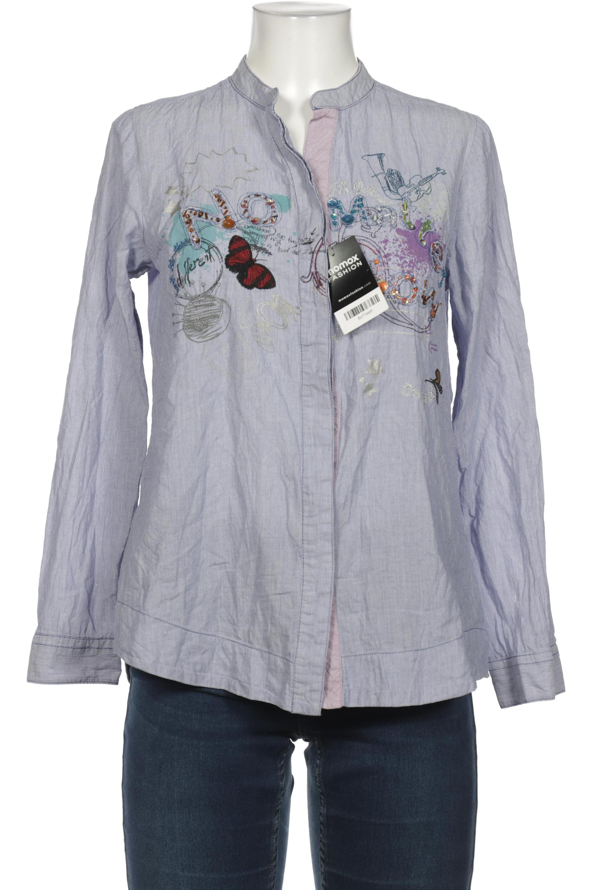 

Desigual Damen Bluse, blau, Gr. 38