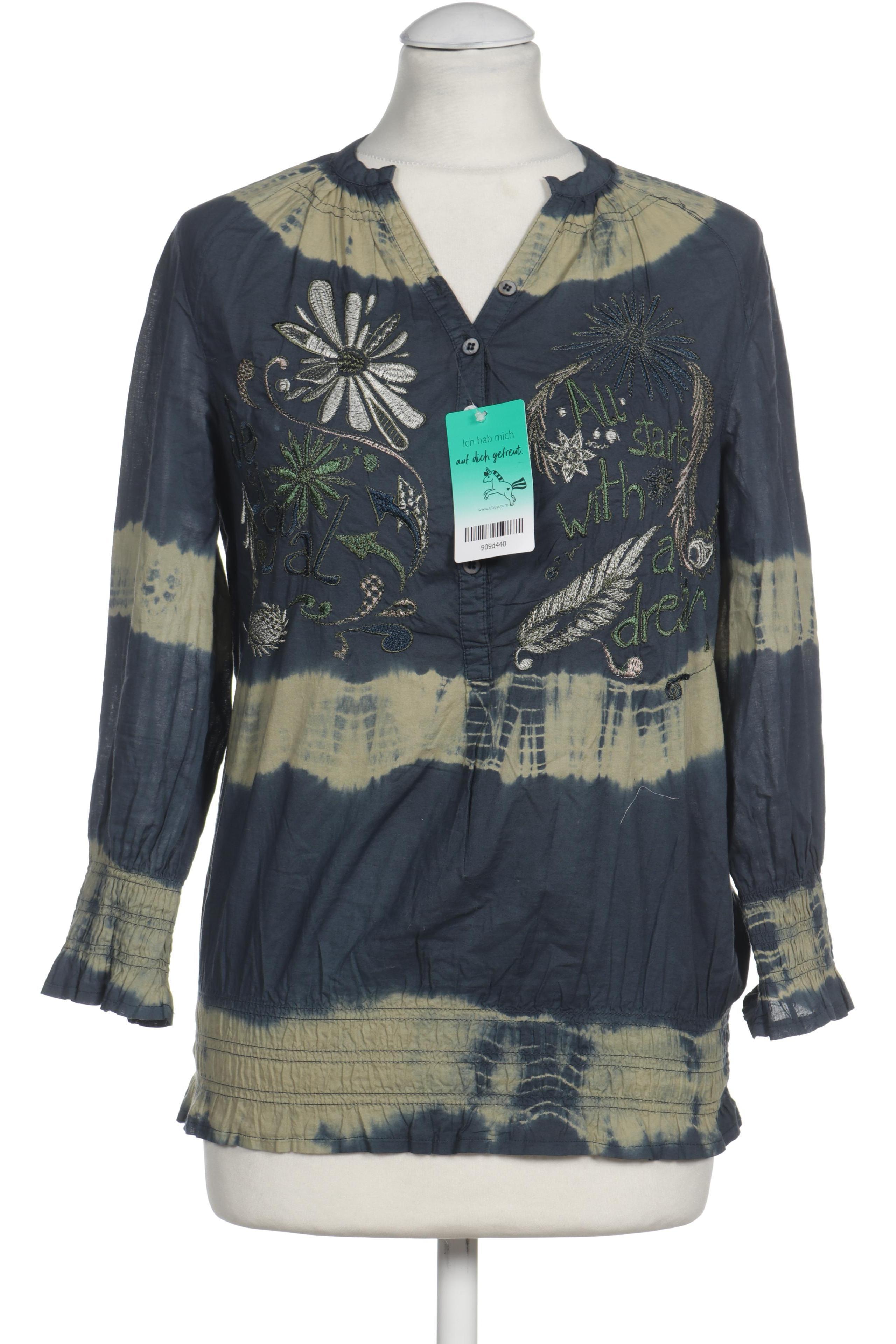 

Desigual Damen Bluse, blau, Gr.