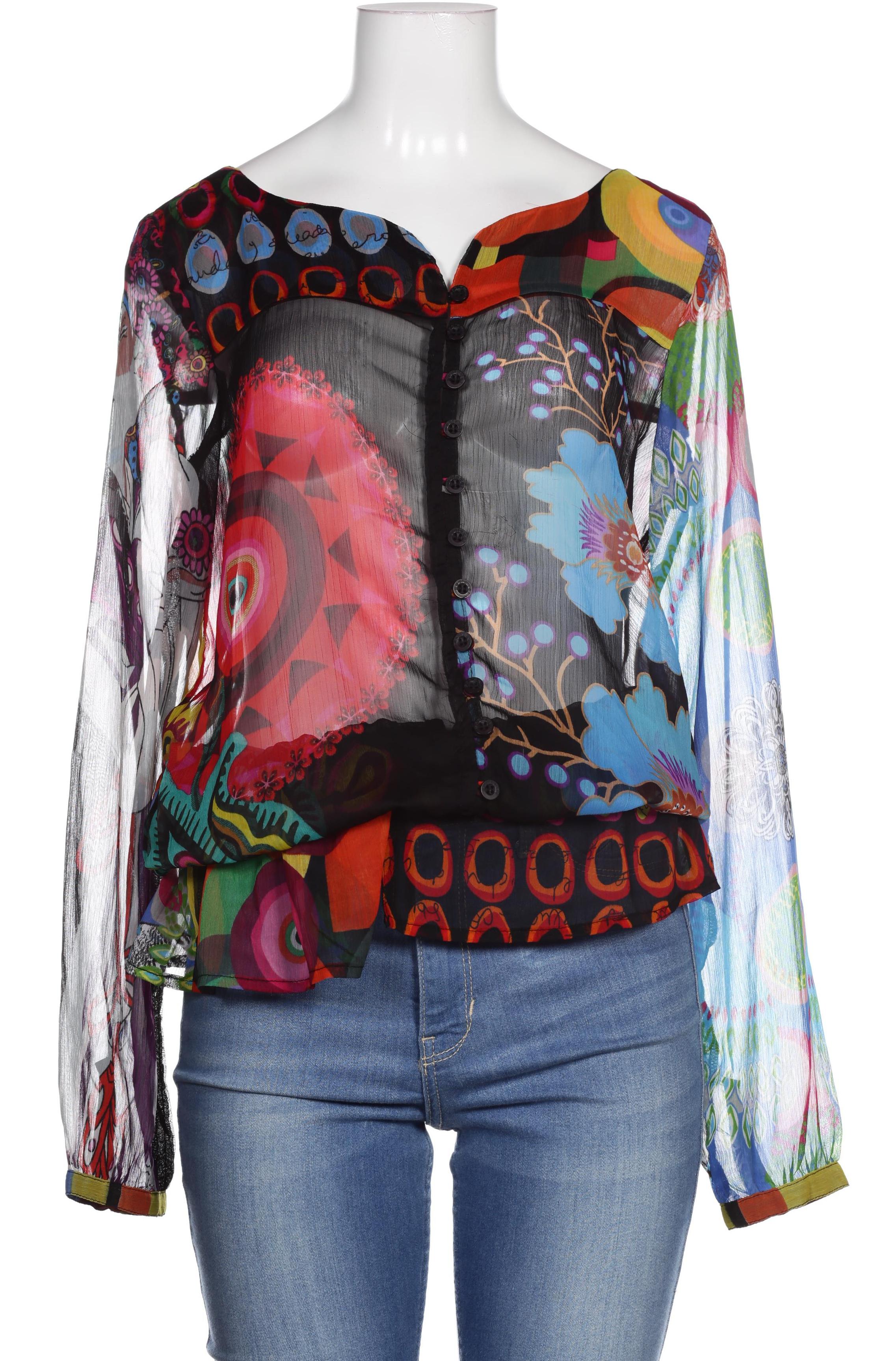 

Desigual Damen Bluse, blau, Gr. 34