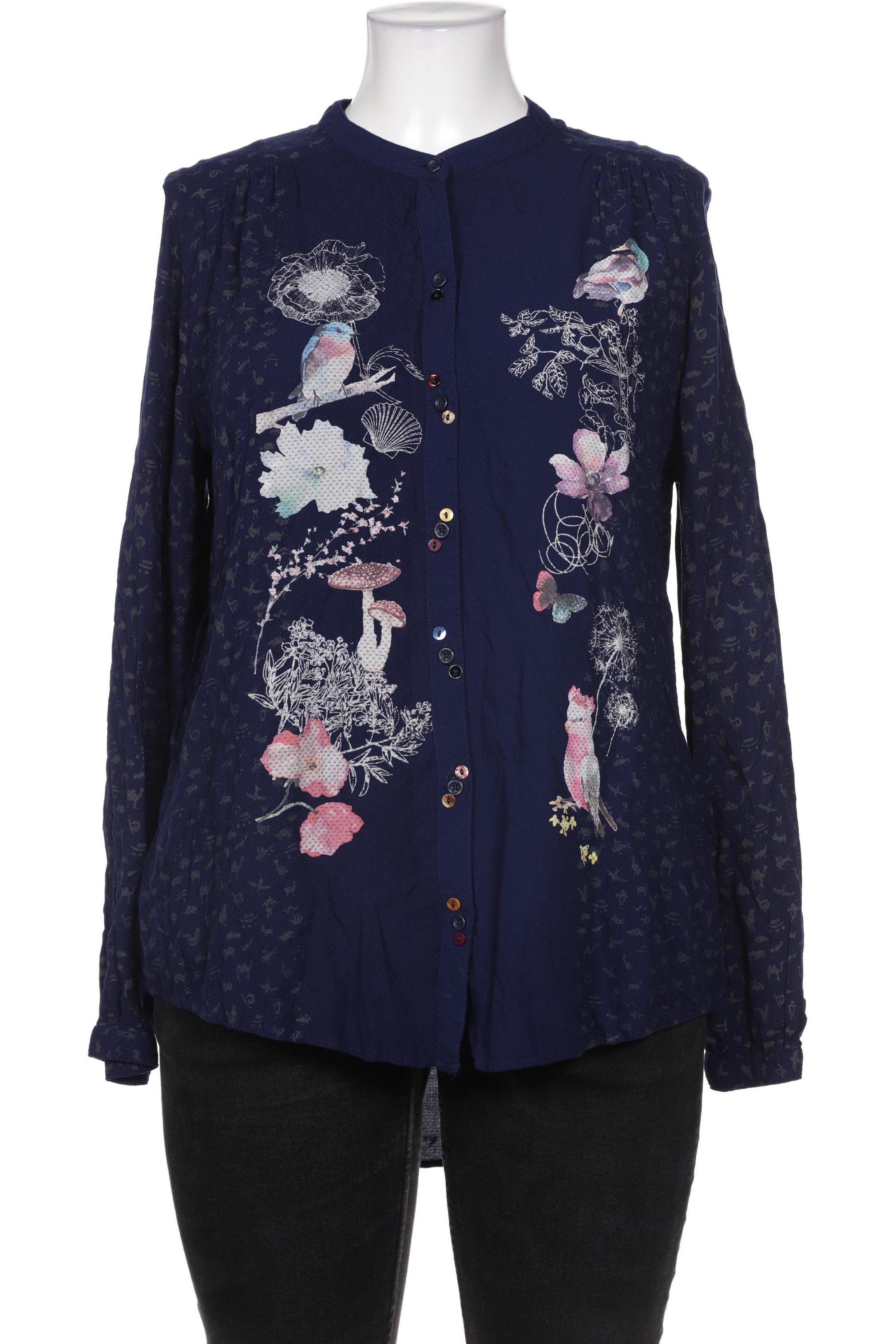

Desigual Damen Bluse, marineblau, Gr. 44