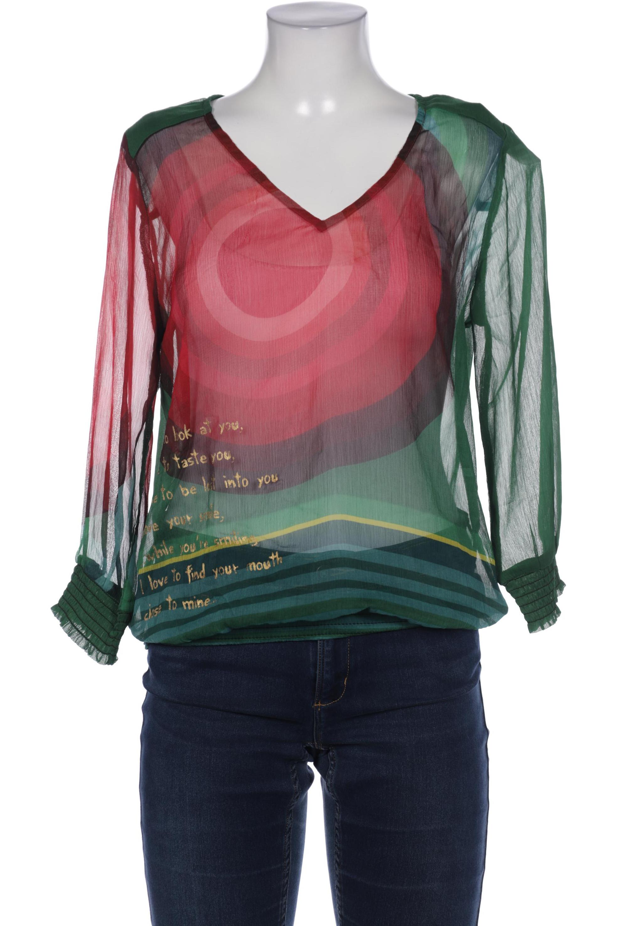 

Desigual Damen Bluse, grün, Gr. 38
