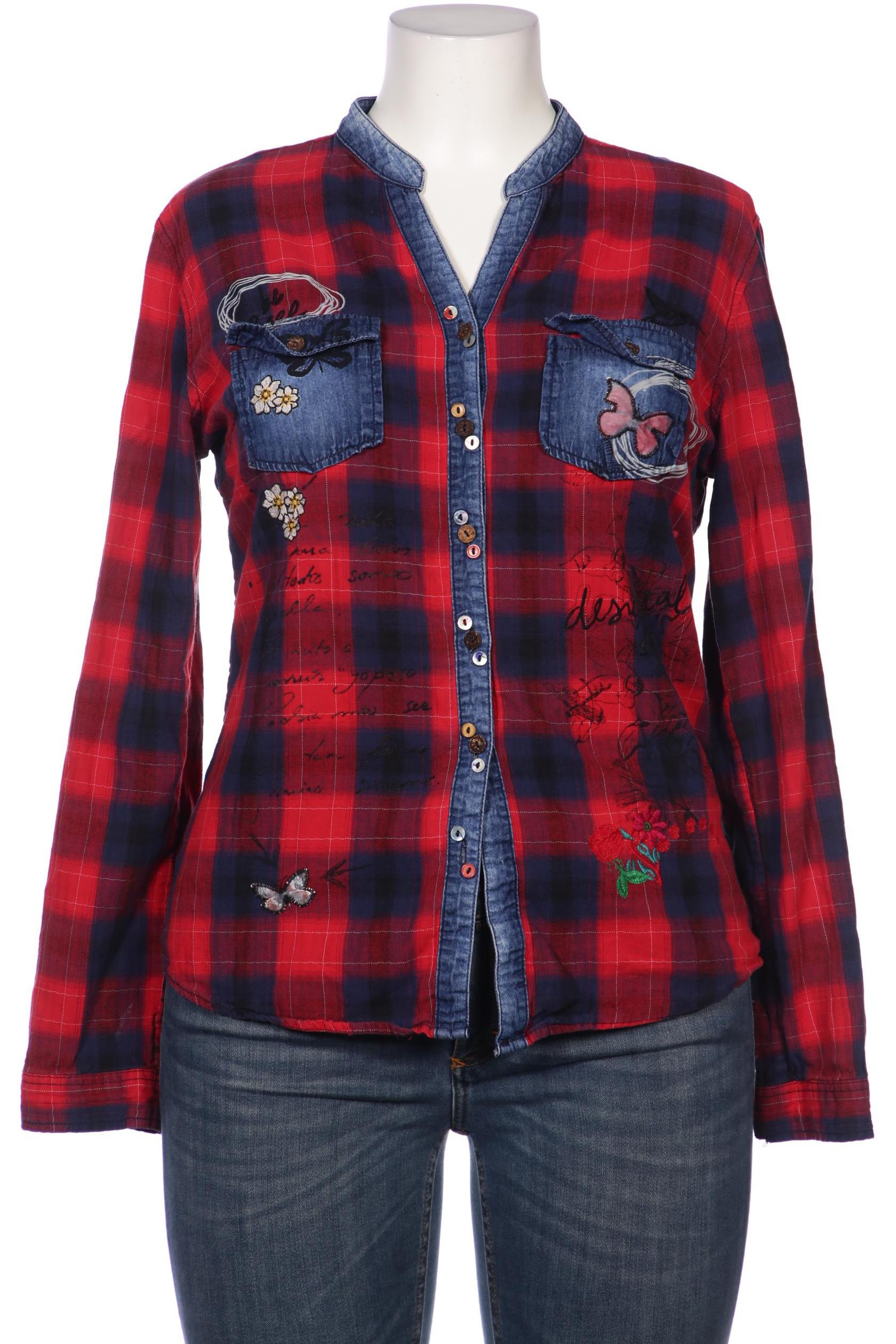 

Desigual Damen Bluse, bordeaux, Gr. 44