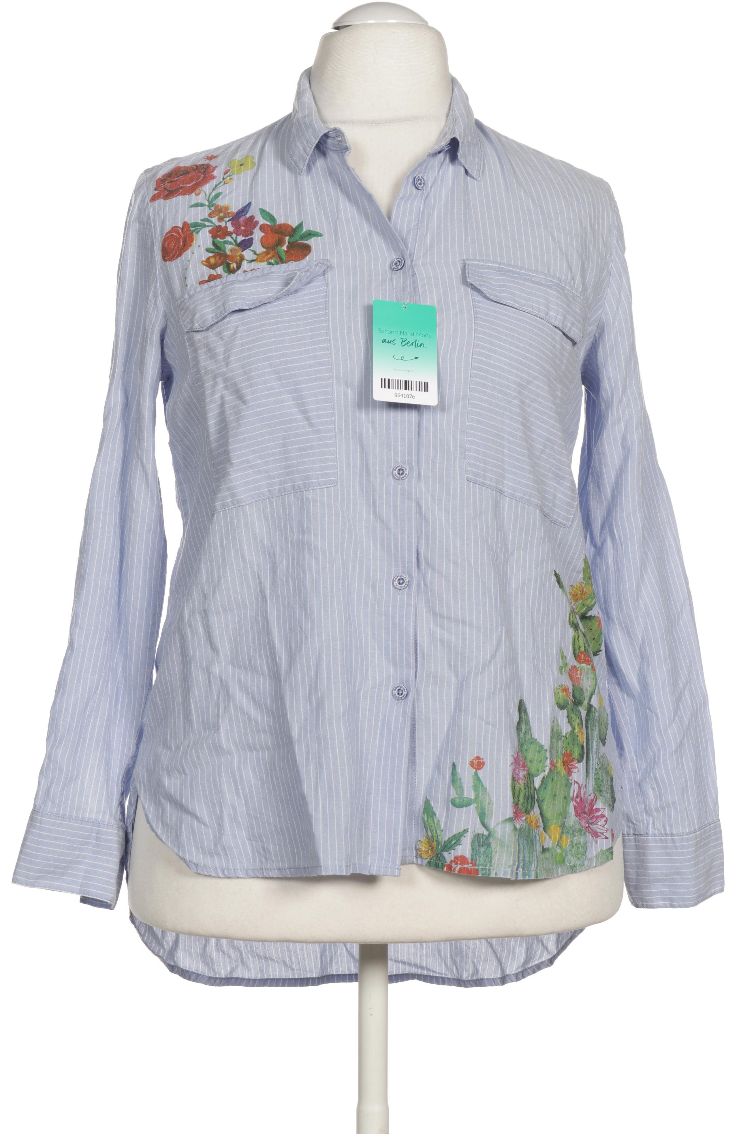 

Desigual Damen Bluse, blau, Gr.