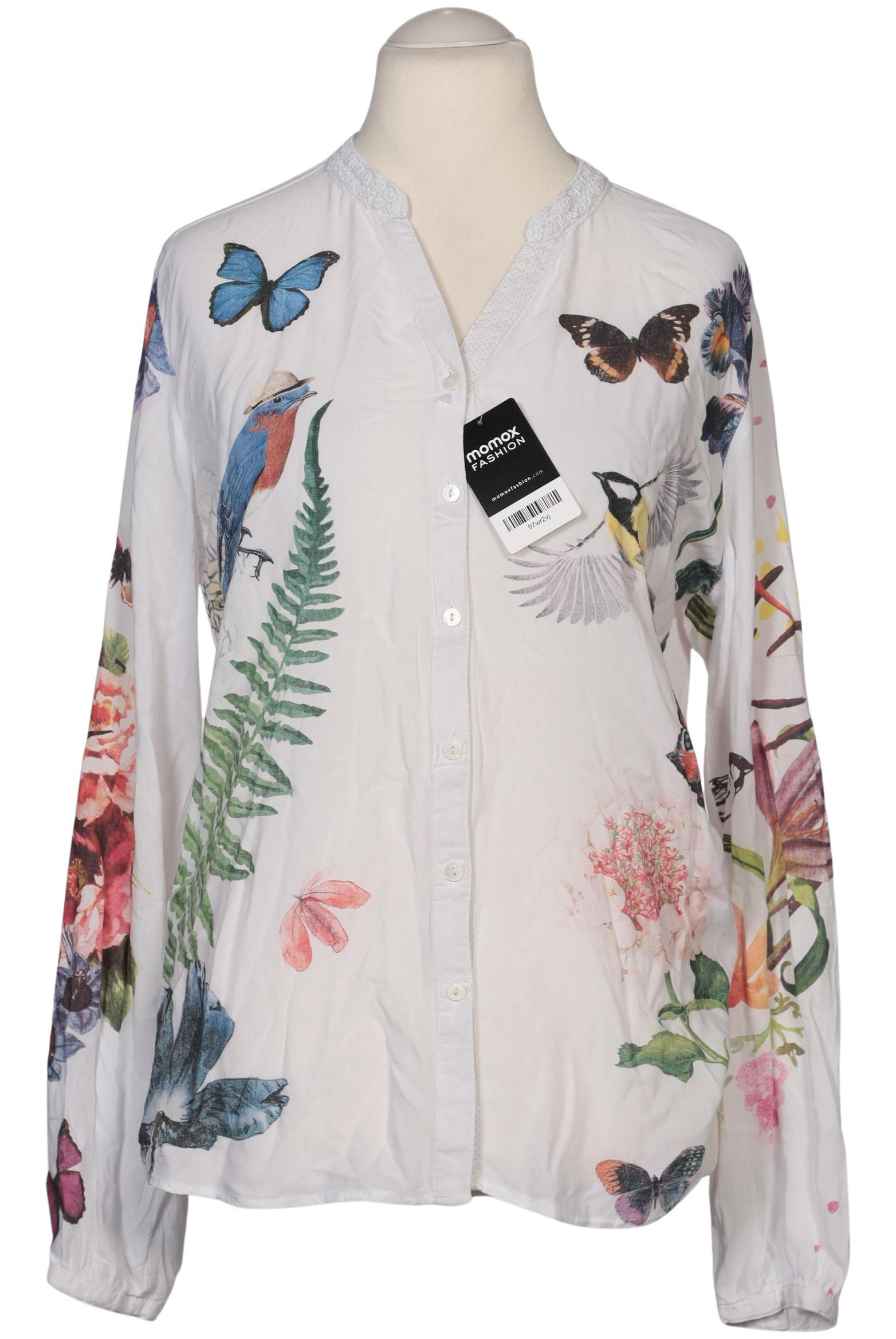 

Desigual Damen Bluse, weiß, Gr. 42