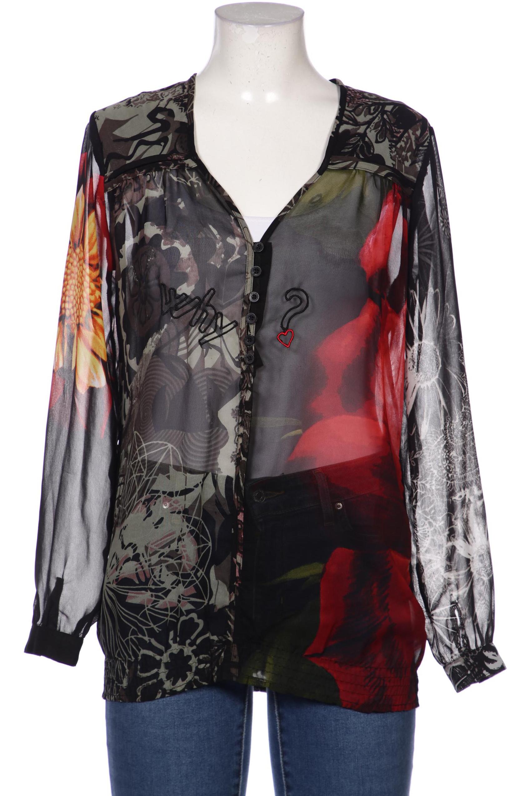 

Desigual Damen Bluse, schwarz, Gr. 42