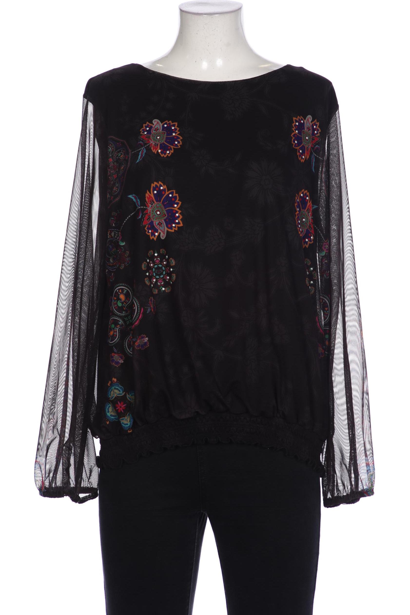 

Desigual Damen Bluse, schwarz, Gr. 46