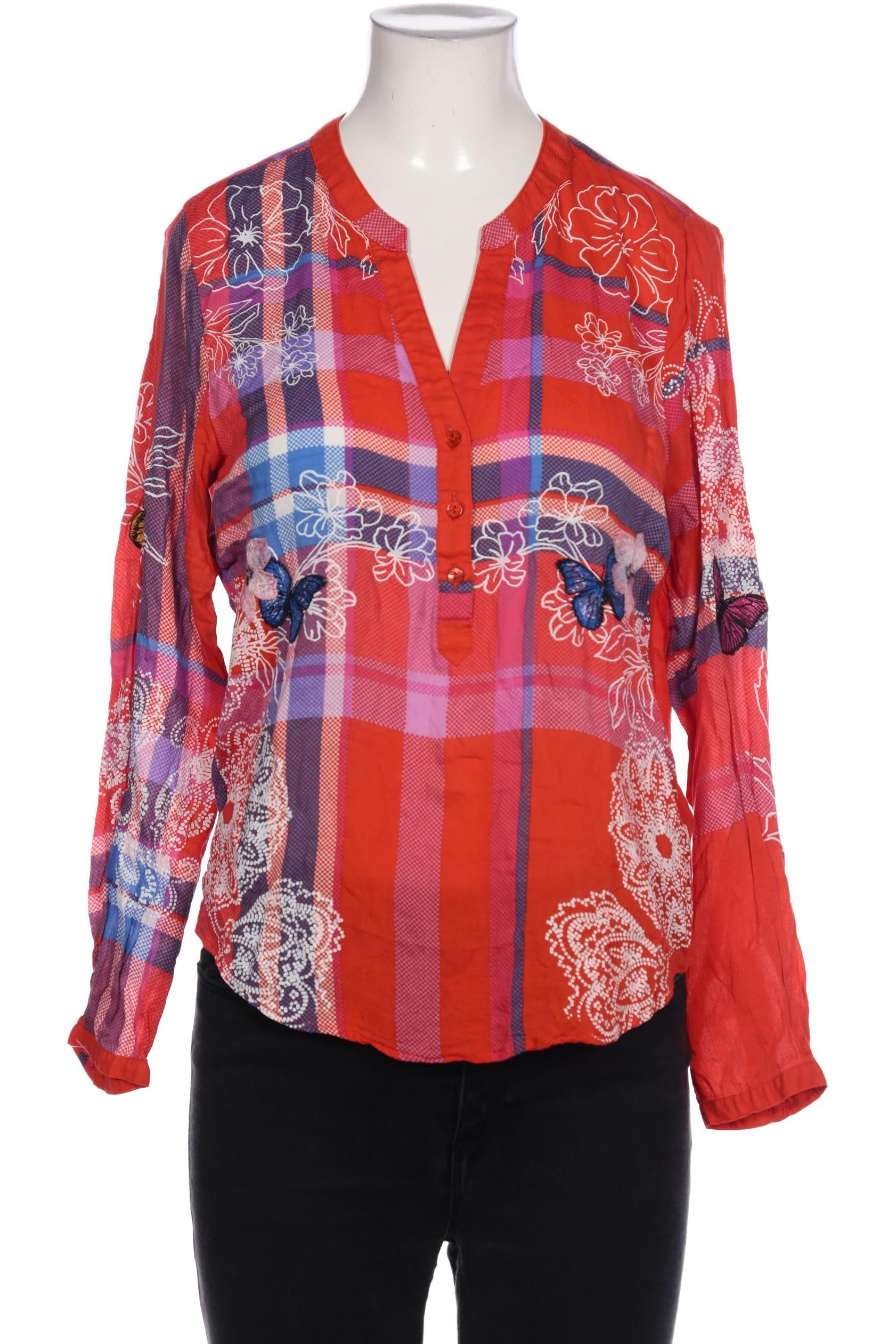 

Desigual Damen Bluse, orange, Gr. 36