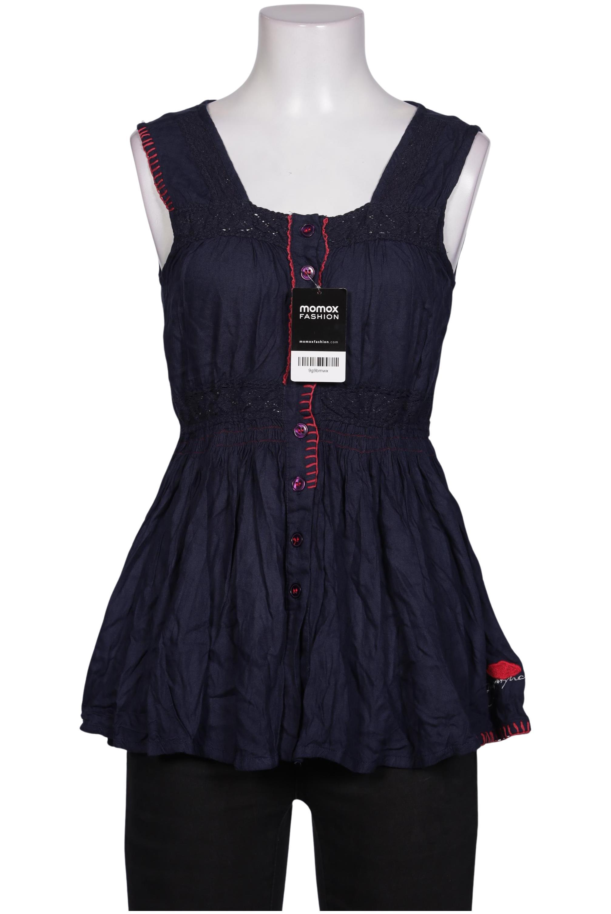 

Desigual Damen Bluse, marineblau, Gr. 34