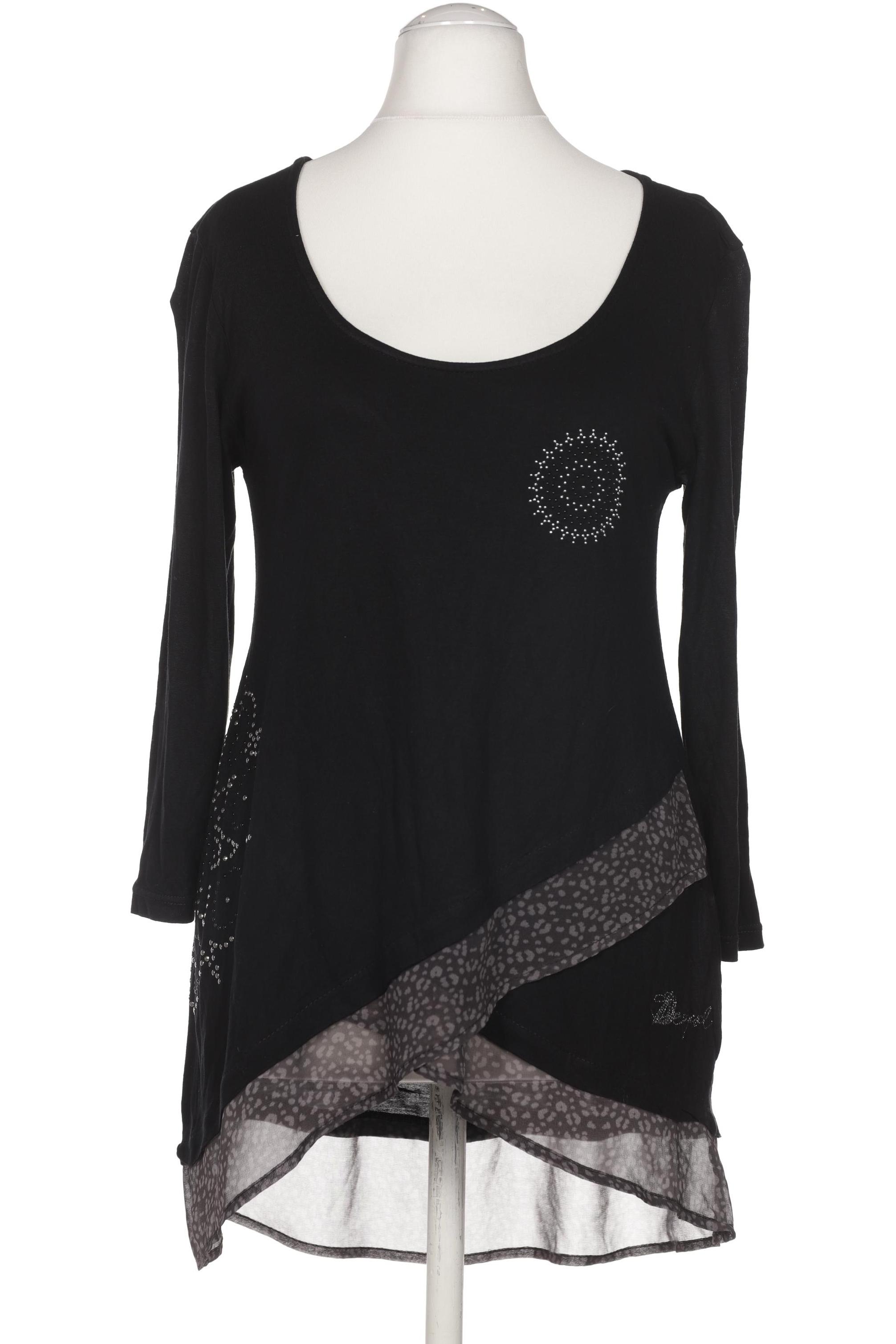 

Desigual Damen Bluse, schwarz, Gr. 38