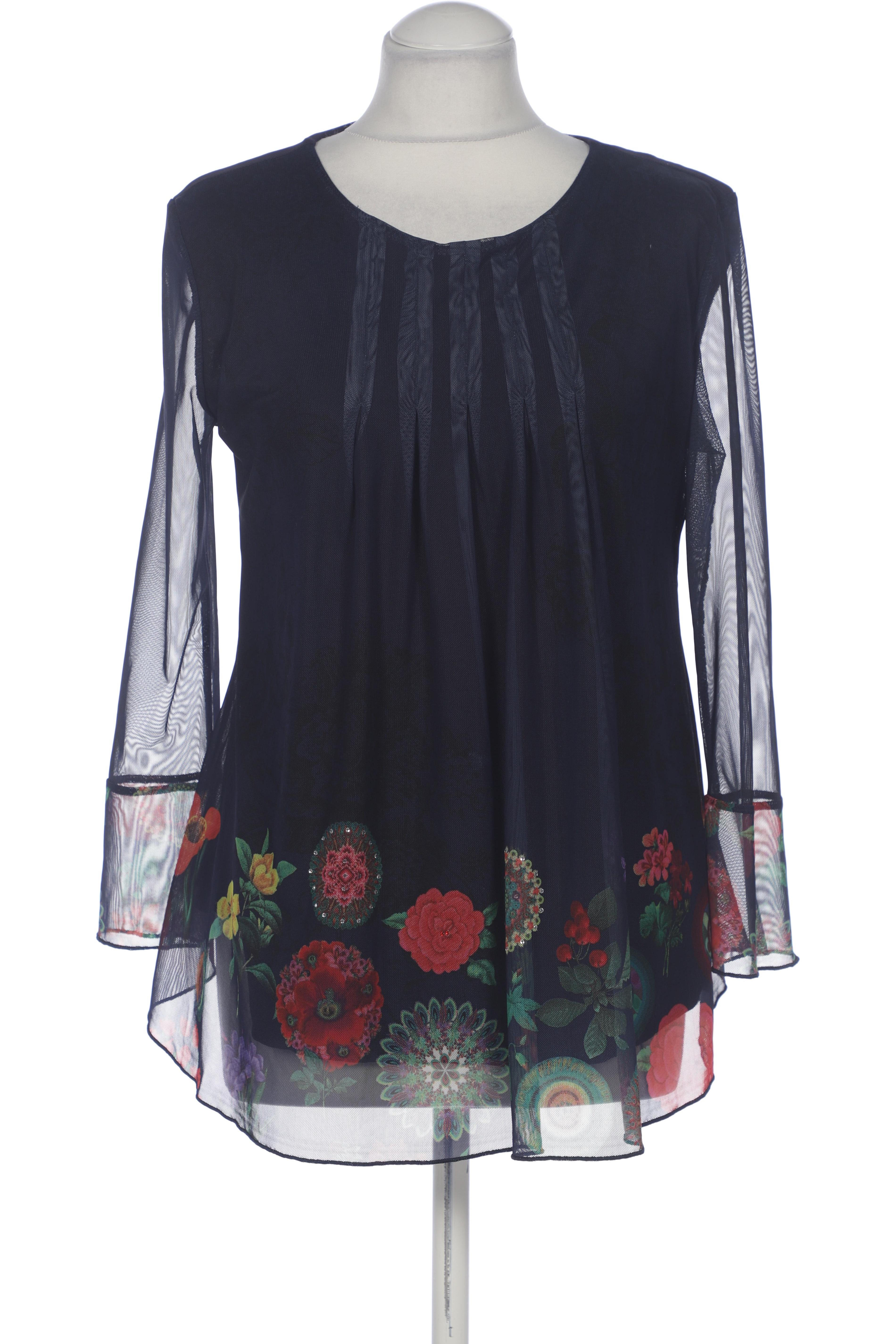 

Desigual Damen Bluse, marineblau, Gr. 36