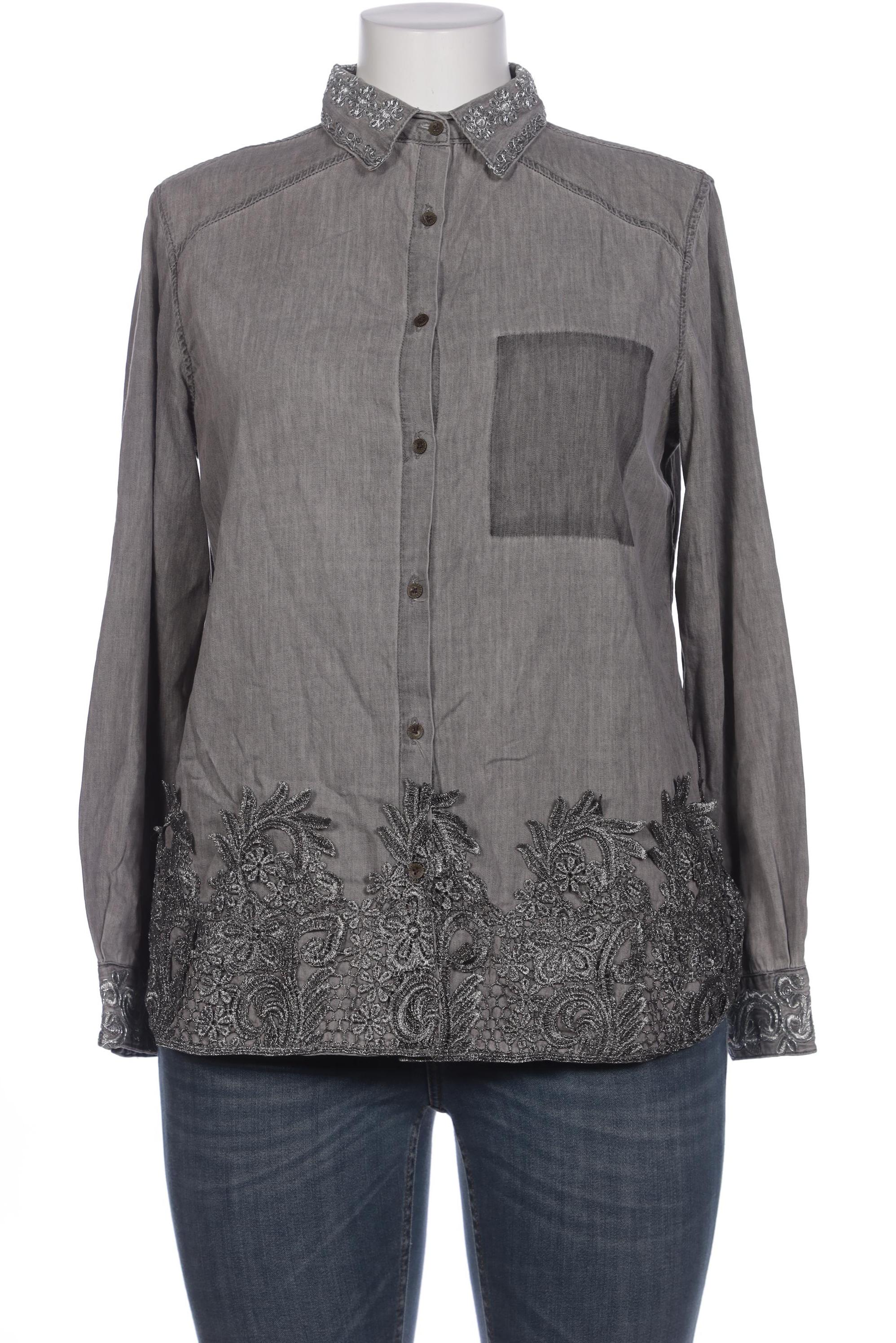 

Desigual Damen Bluse, grau, Gr. 42