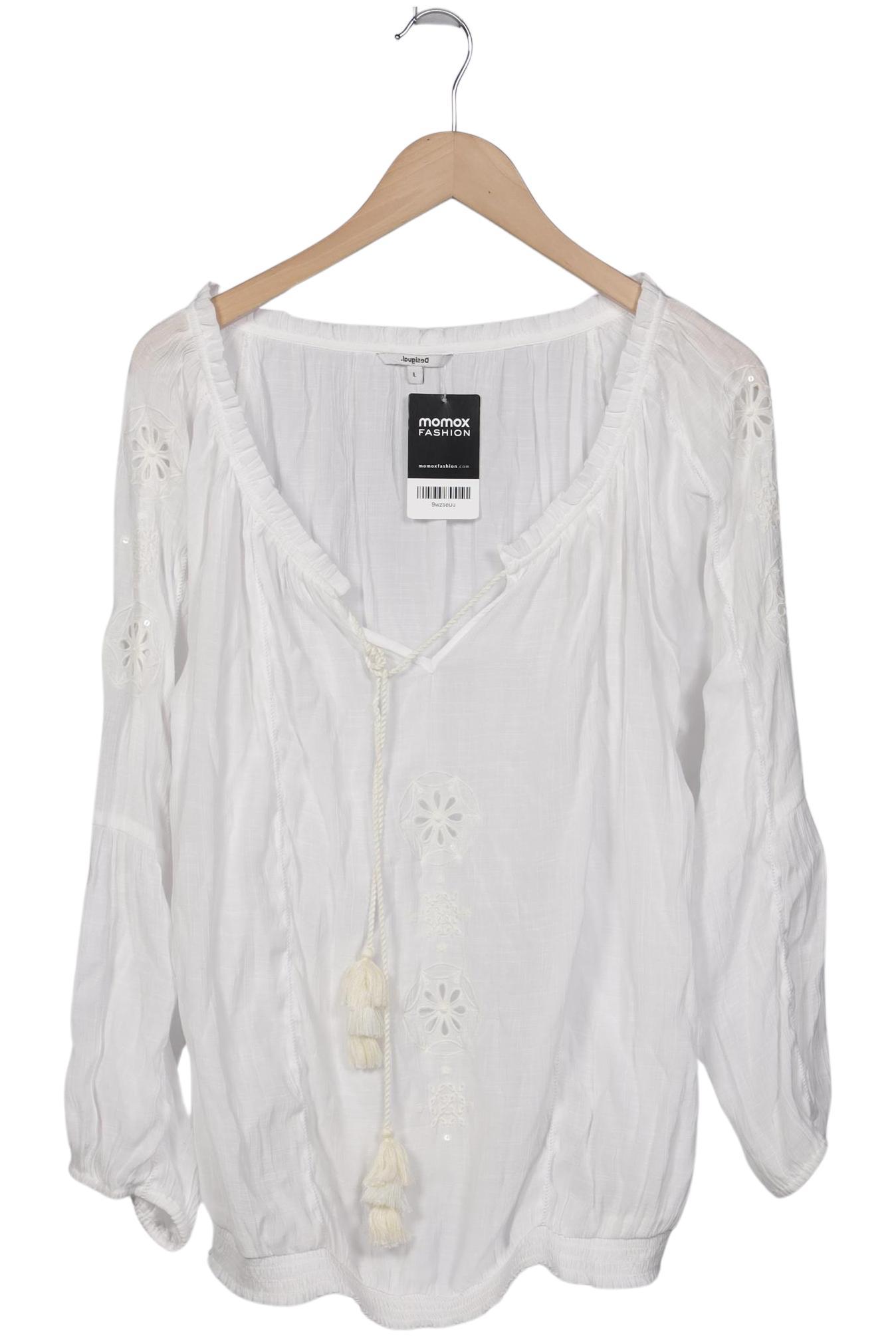 

Desigual Damen Bluse, weiß, Gr. 42